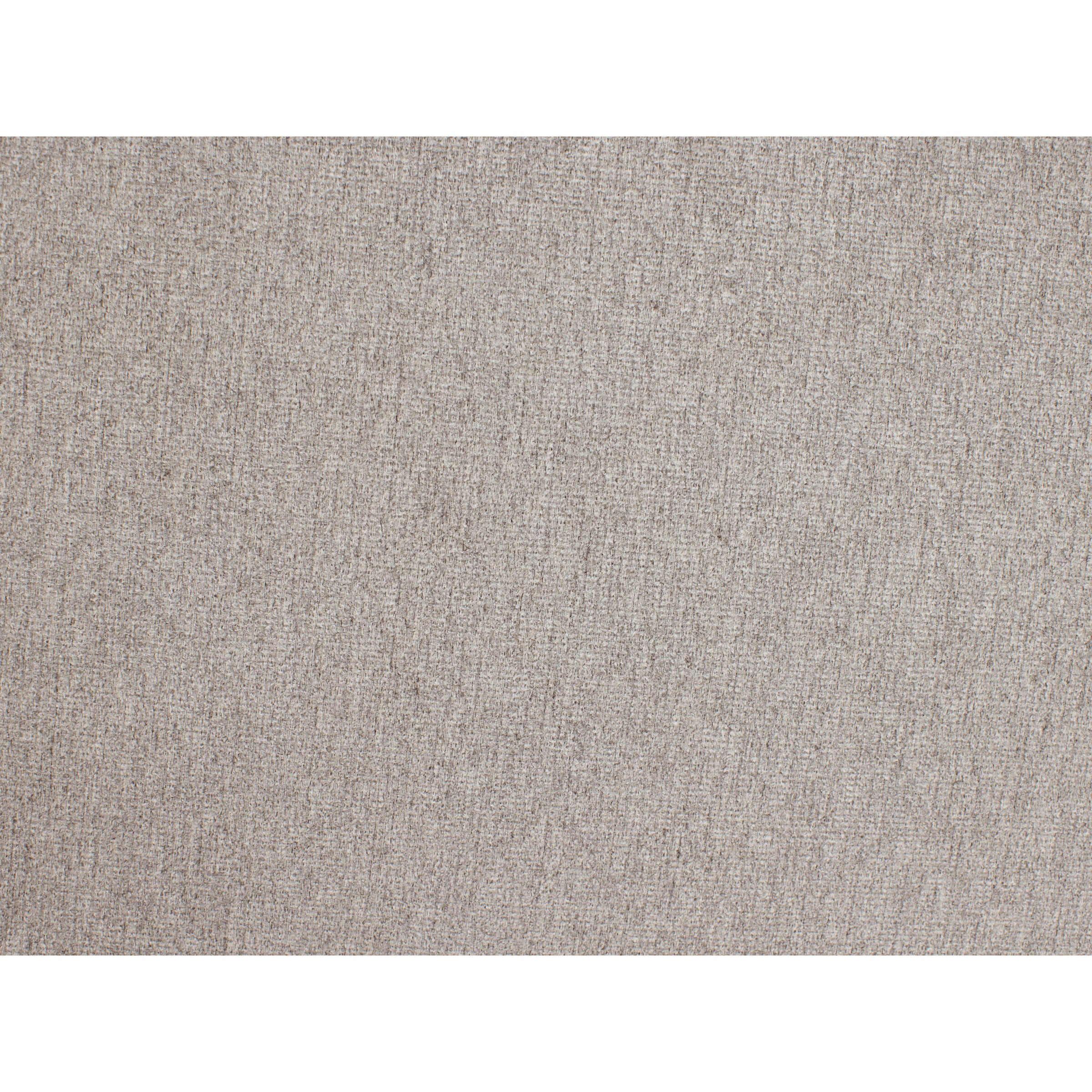 Close-up of light grey woven fabric texture.