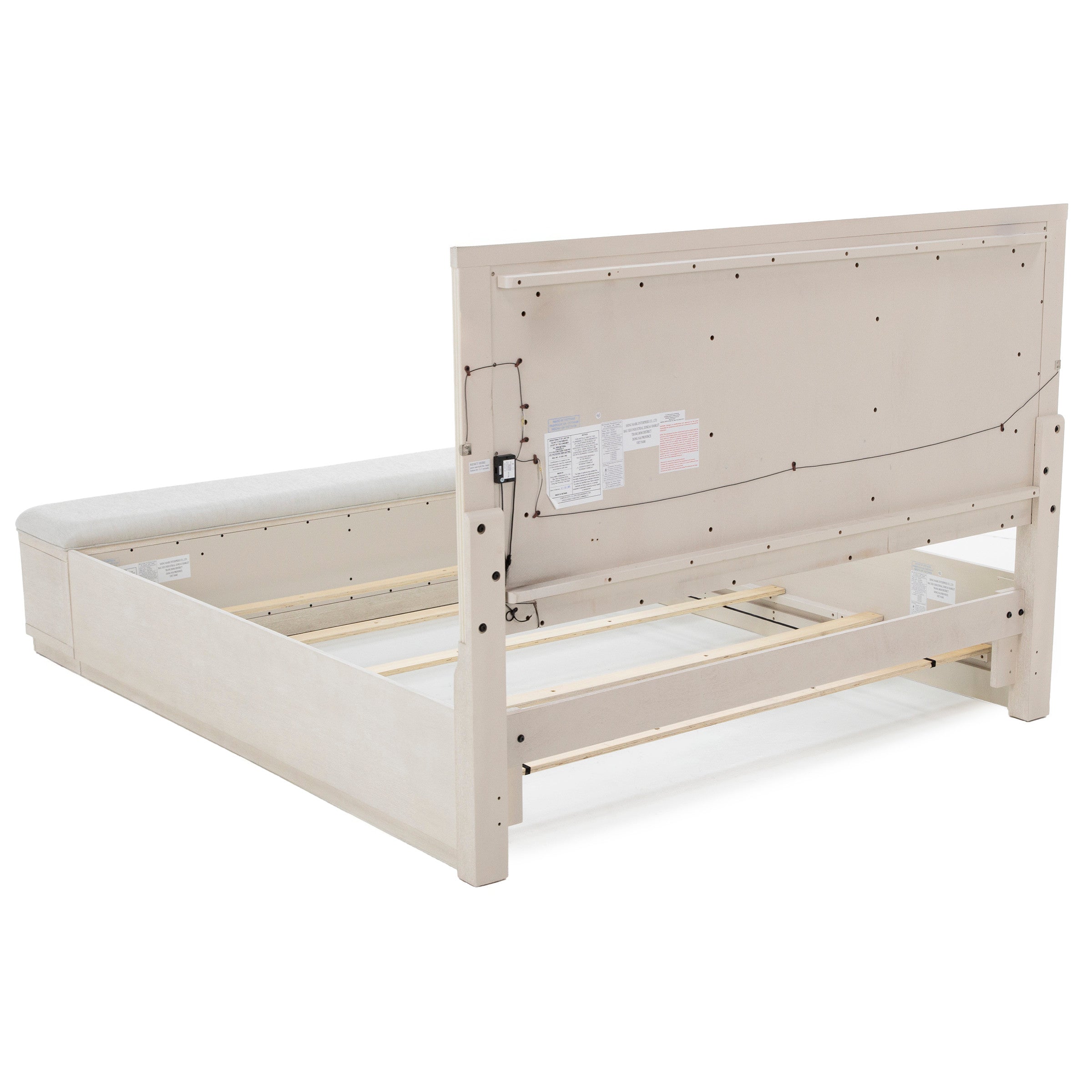 Evianna Panel Storage Bed