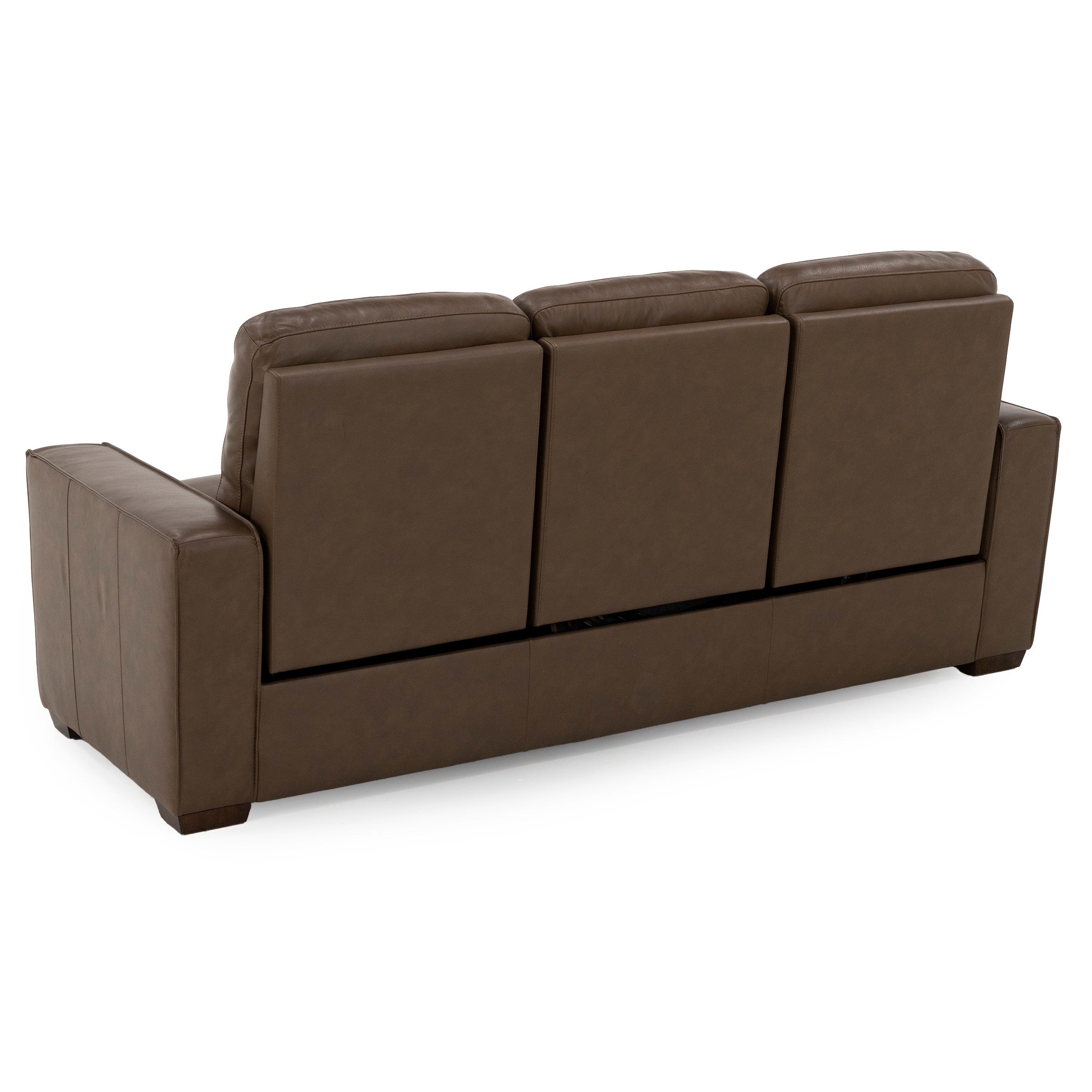 Flexsteel Dutchess Leather Fully Loaded Reclining Sofa With Drop Down Table