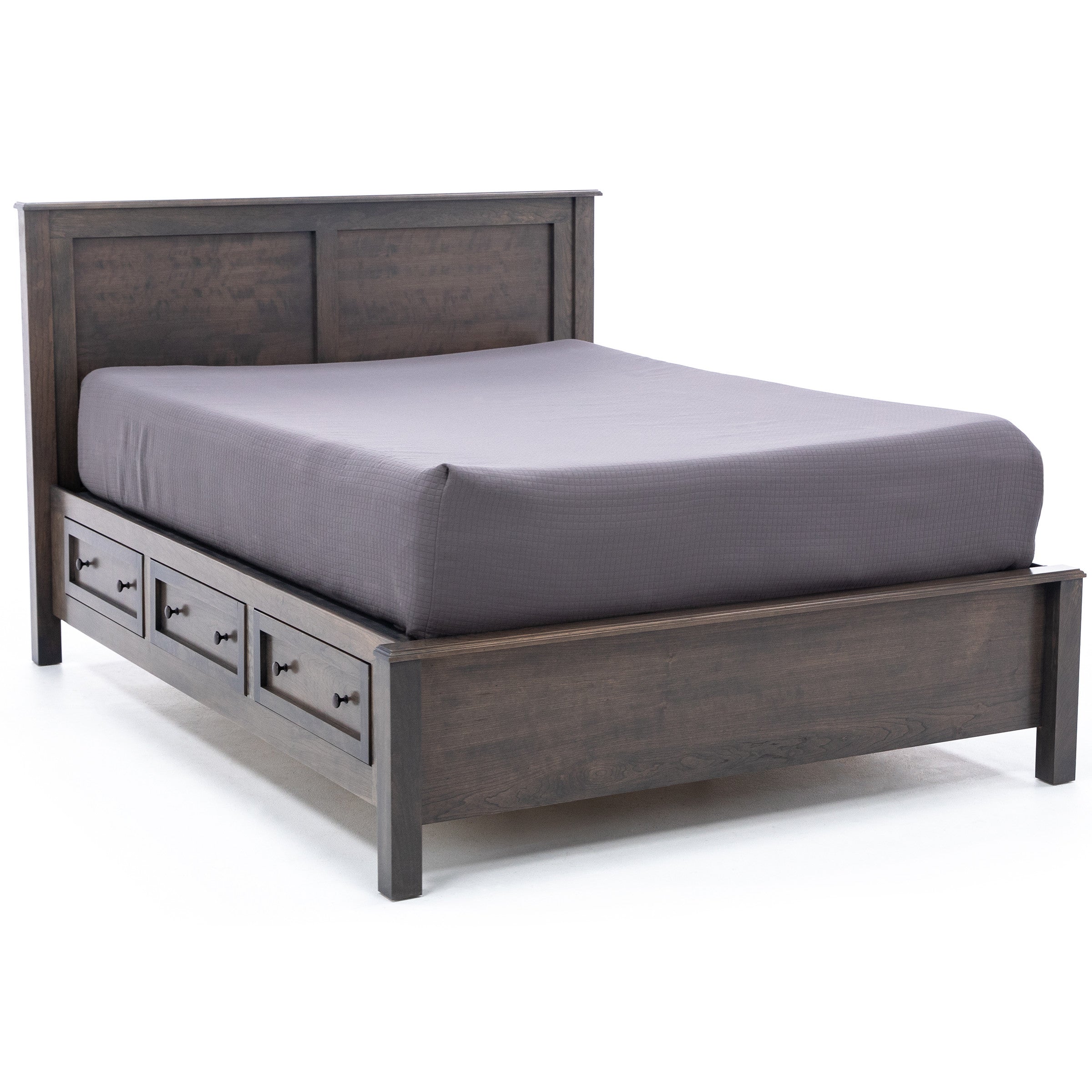 Witmer Taylor J Grey Storage Bed With 45" Headboard