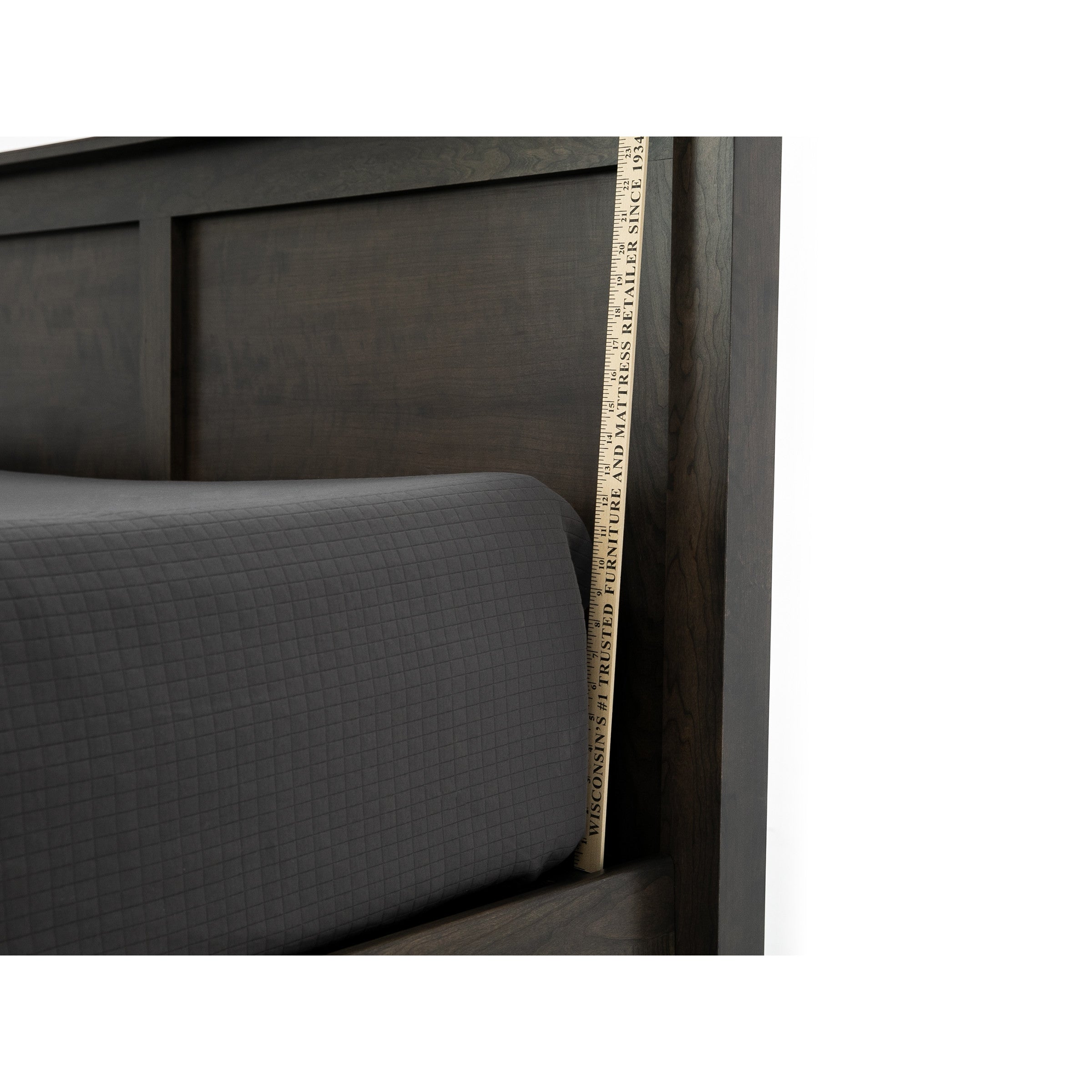 Witmer Taylor J Grey Storage Bed With 45" Headboard