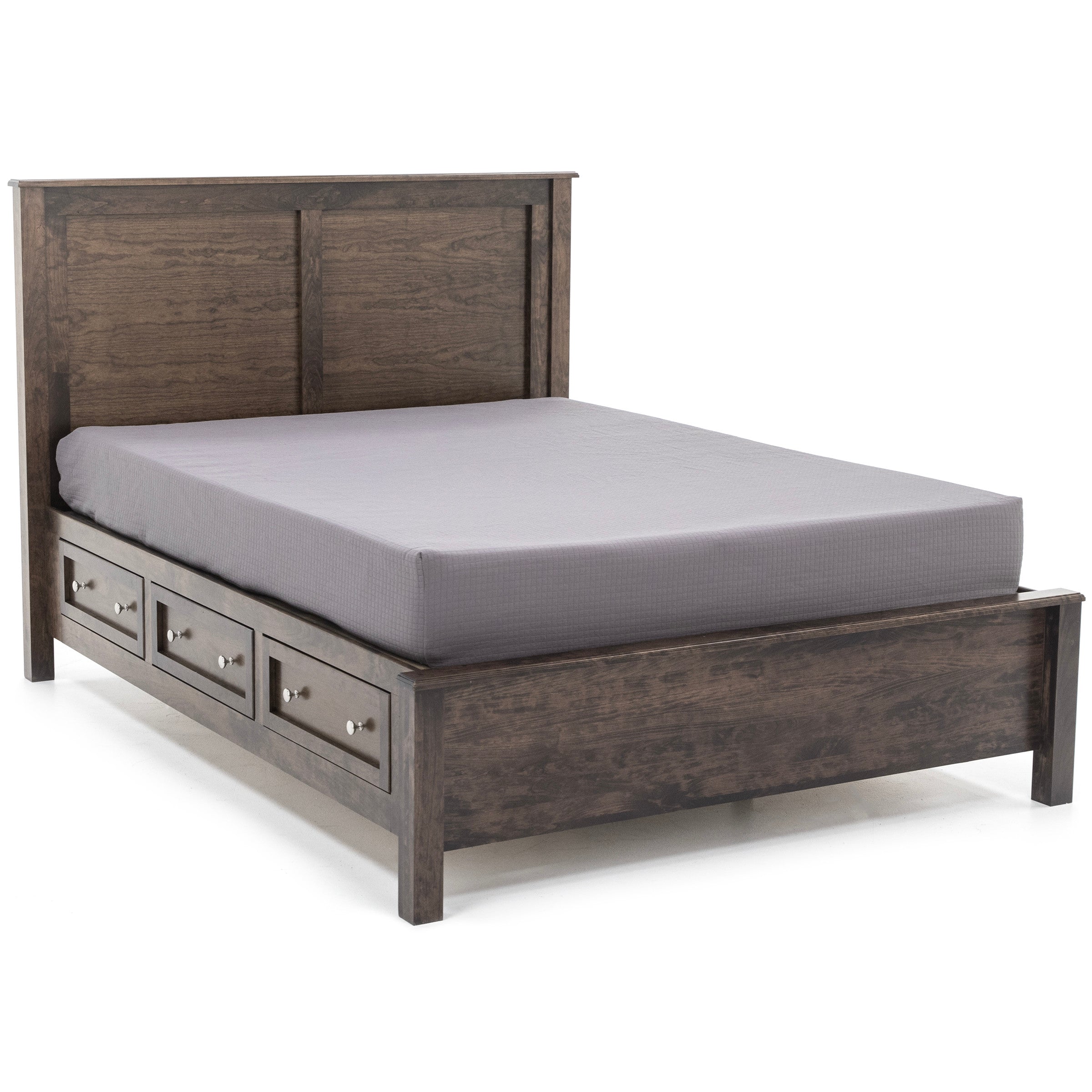 Witmer Taylor J Grey Storage Bed with 52" Headboard