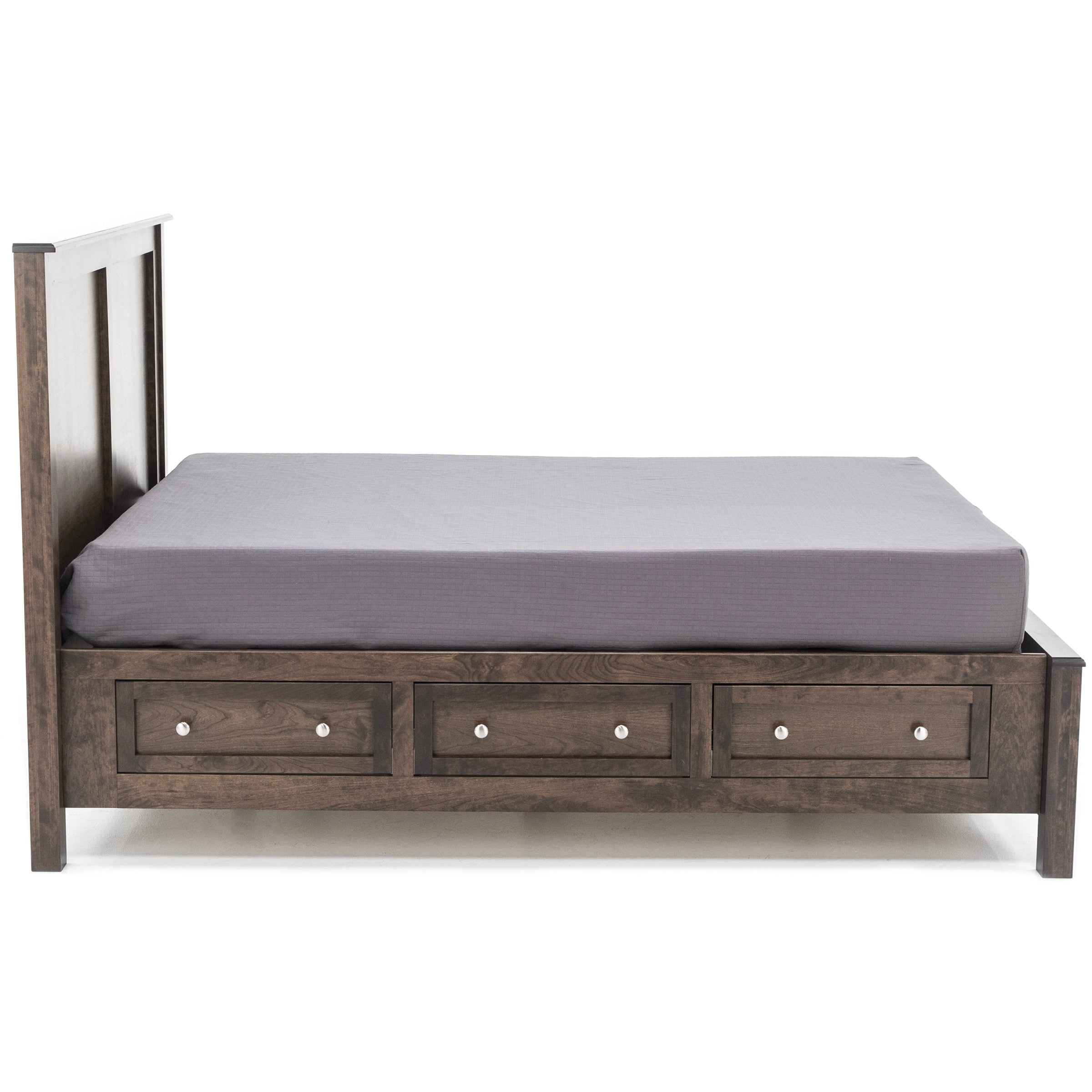 Witmer Taylor J Grey Storage Bed with 52" Headboard