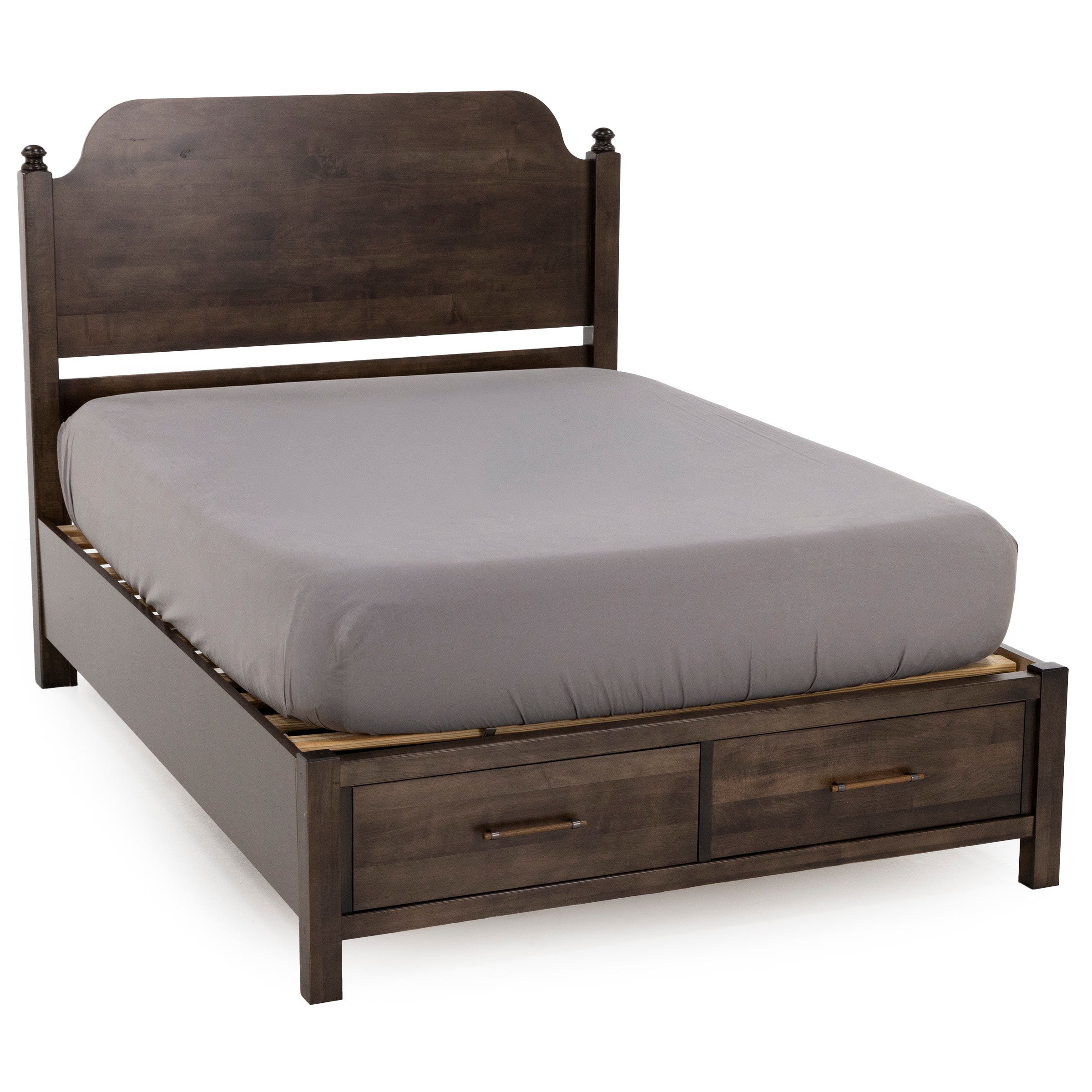 Pure Maple Poster Storage Bed