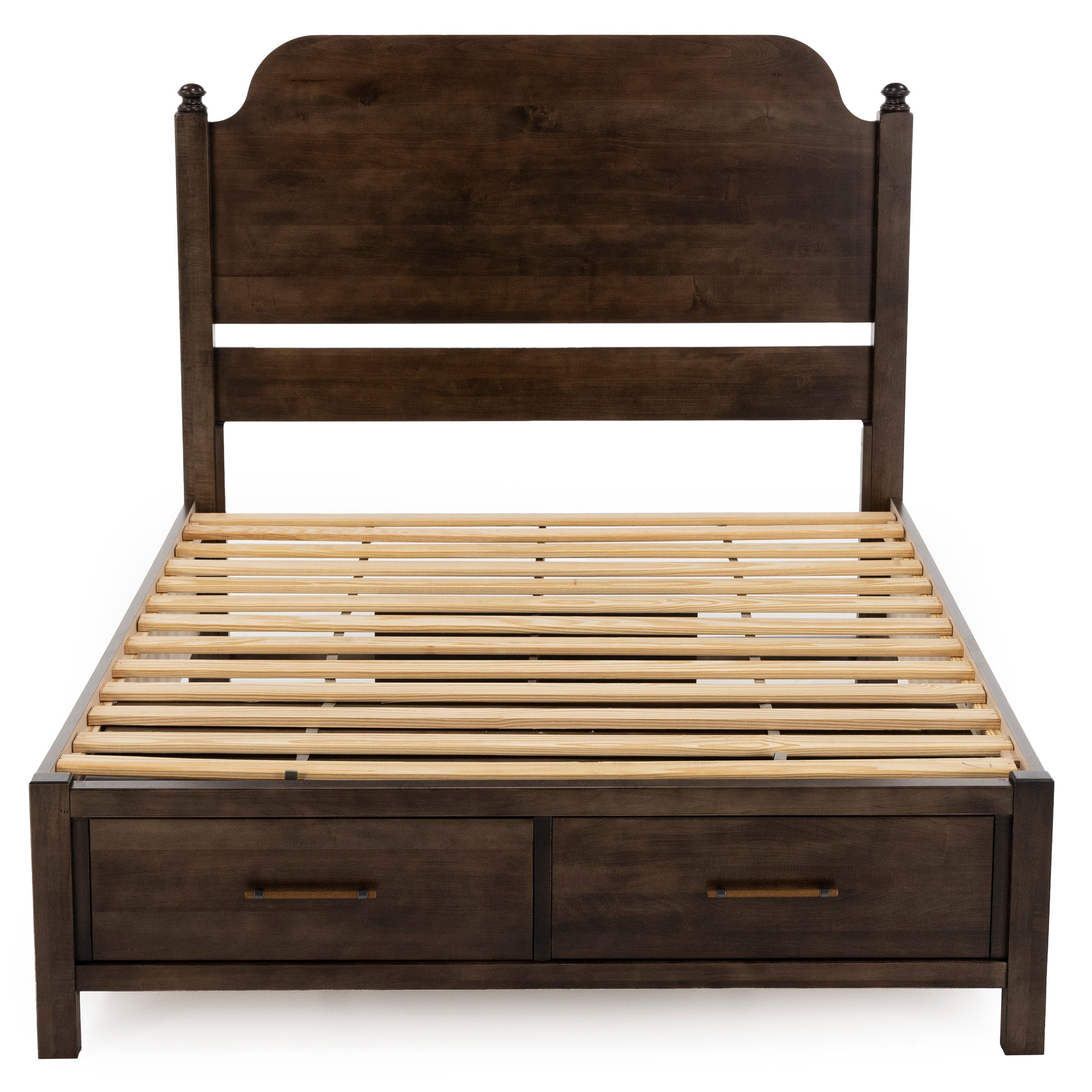 Pure Maple Poster Storage Bed