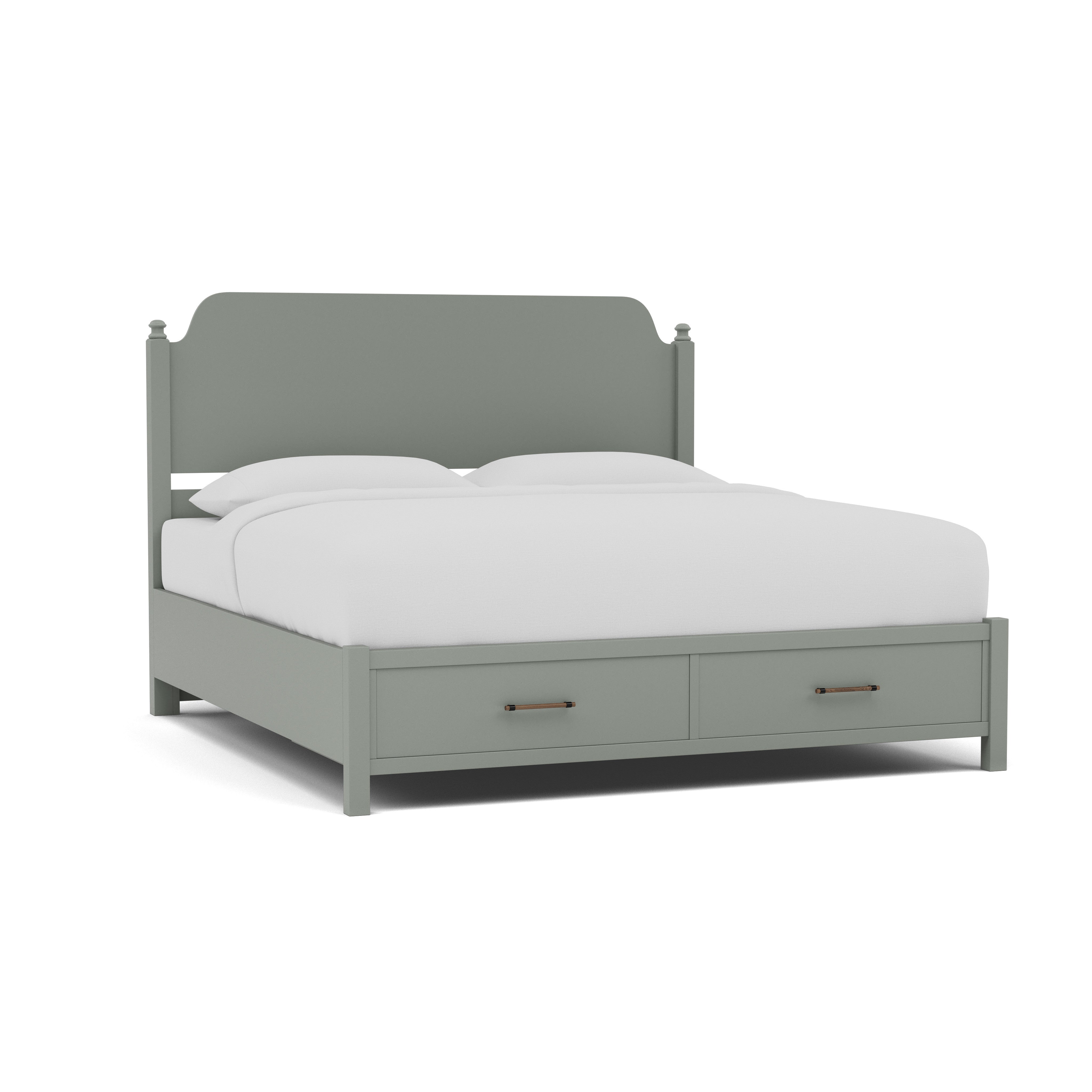 Pure Maple Poster Storage Bed