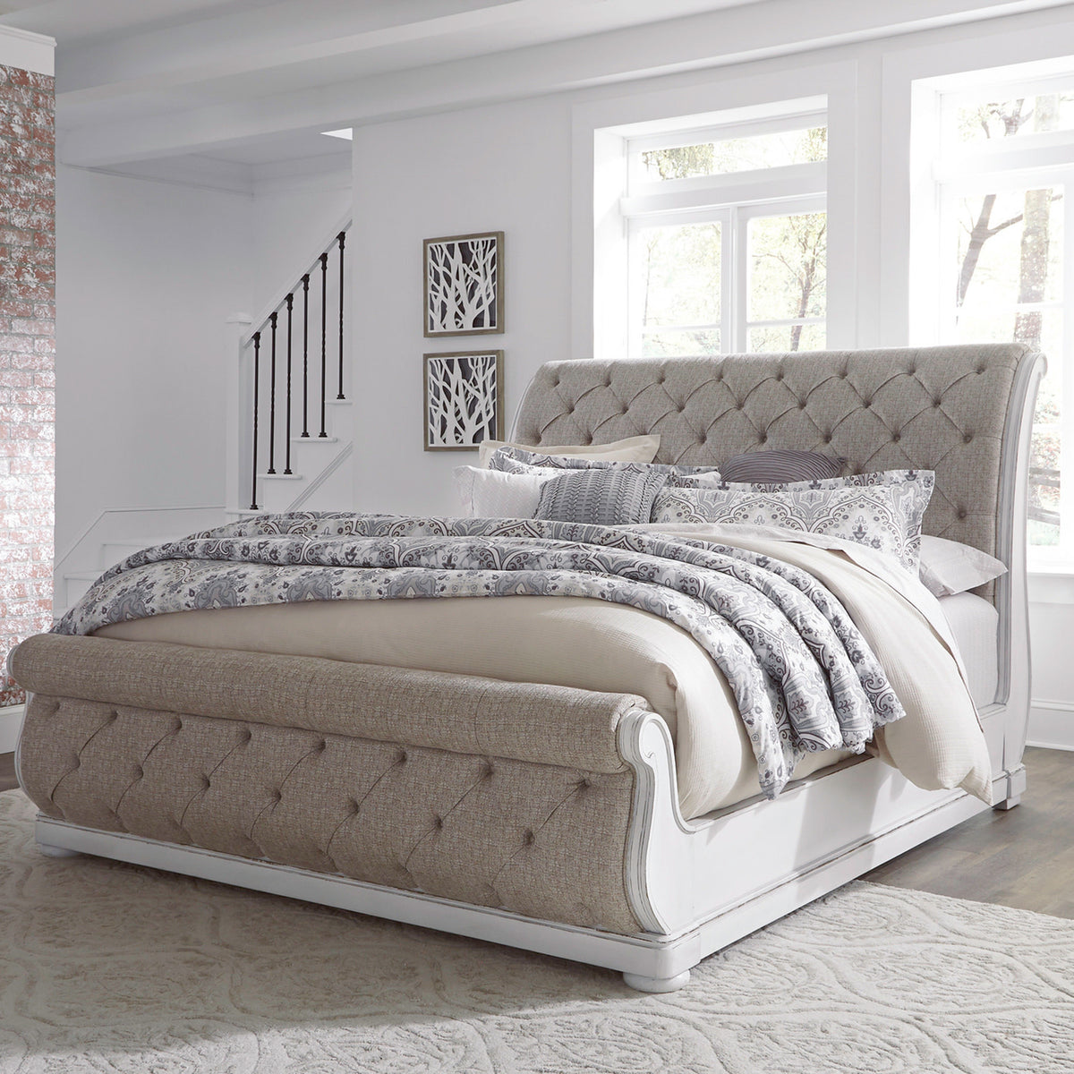 Chateau Sleigh Bed