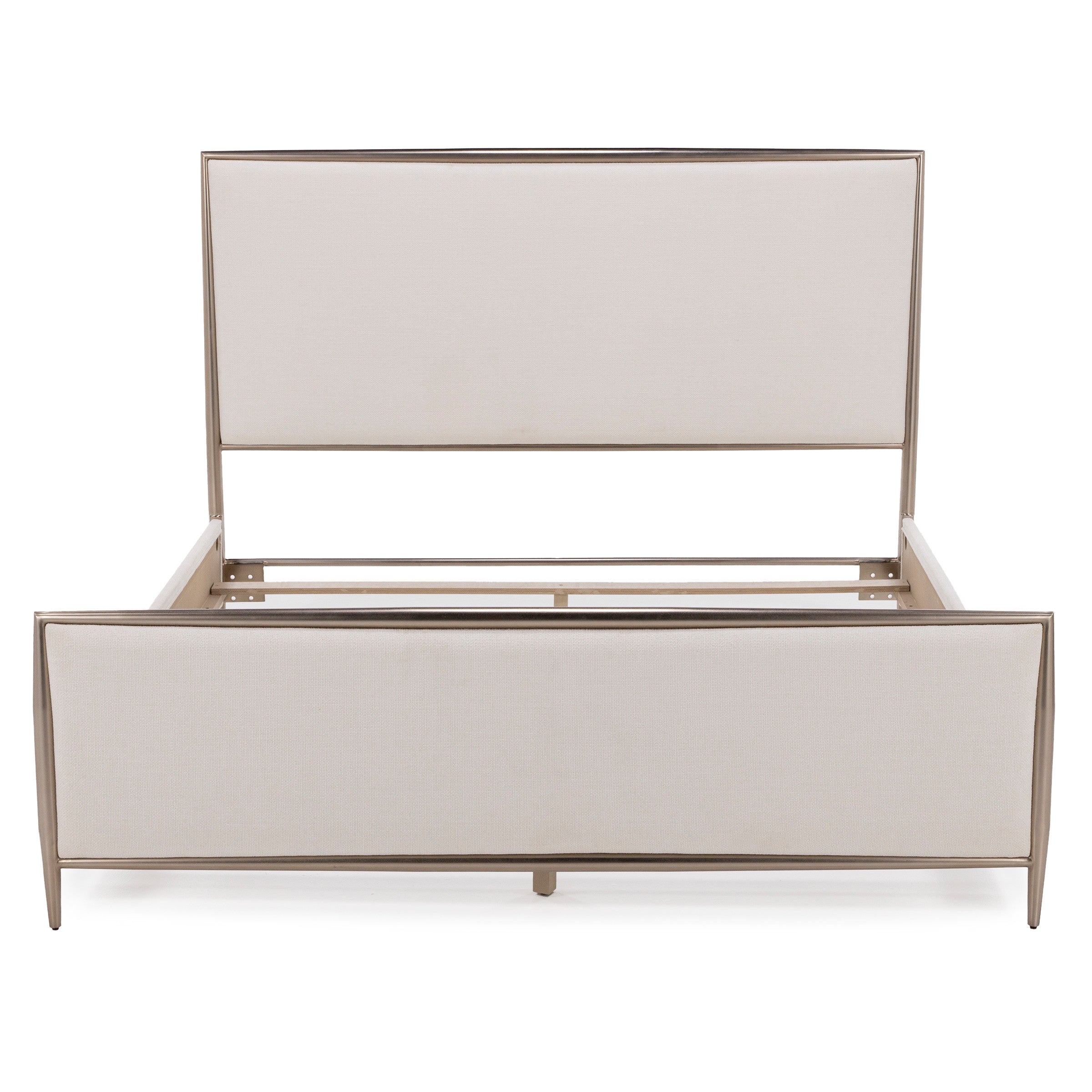 Westwood King Upholstered Metal Bed