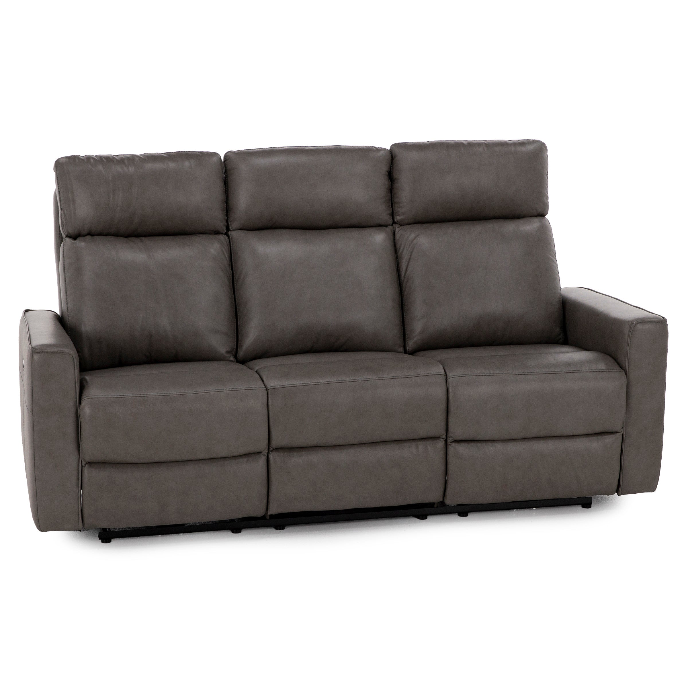 Flipper Leather Power Headrest Reclining Sofa