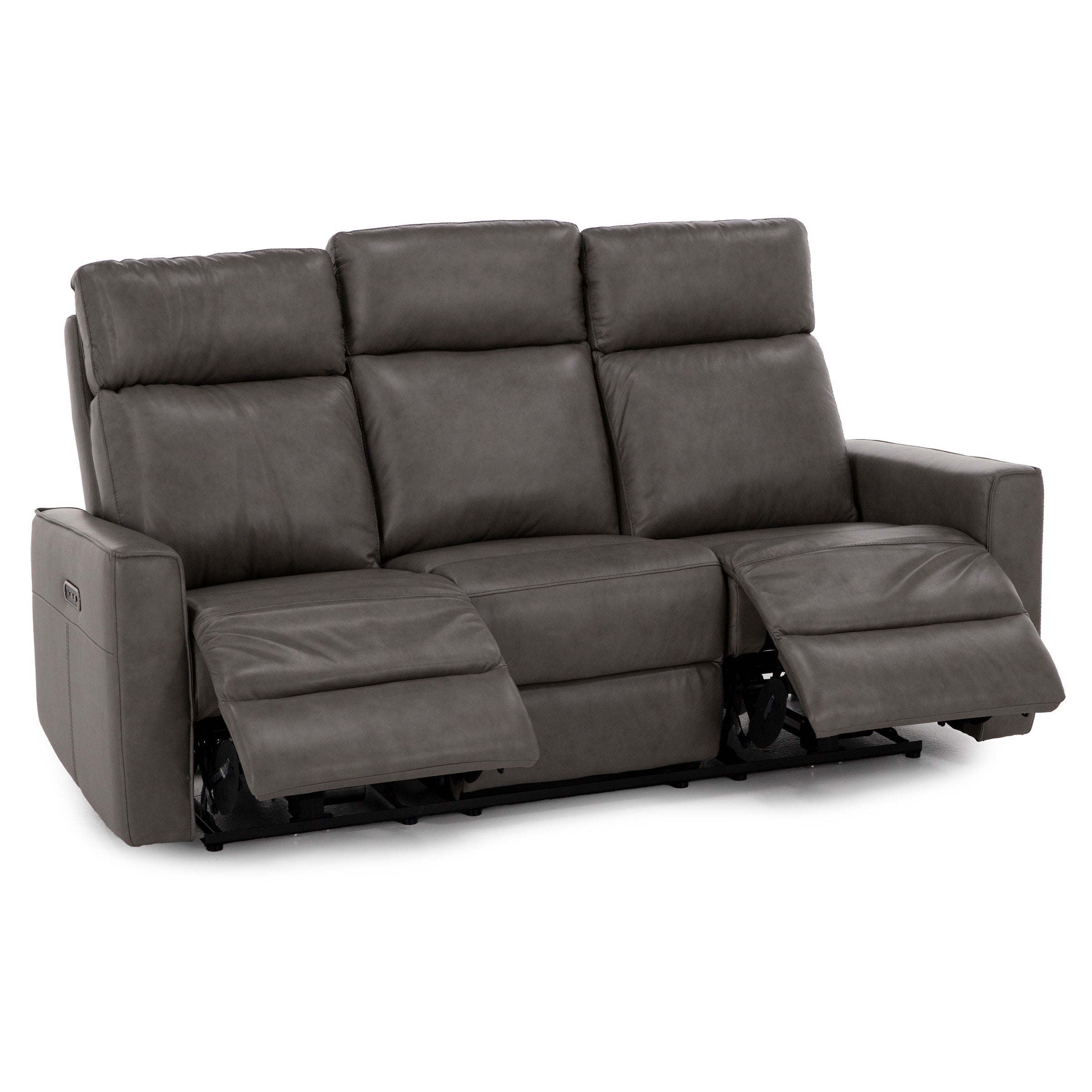 Flipper Leather Power Headrest Reclining Sofa