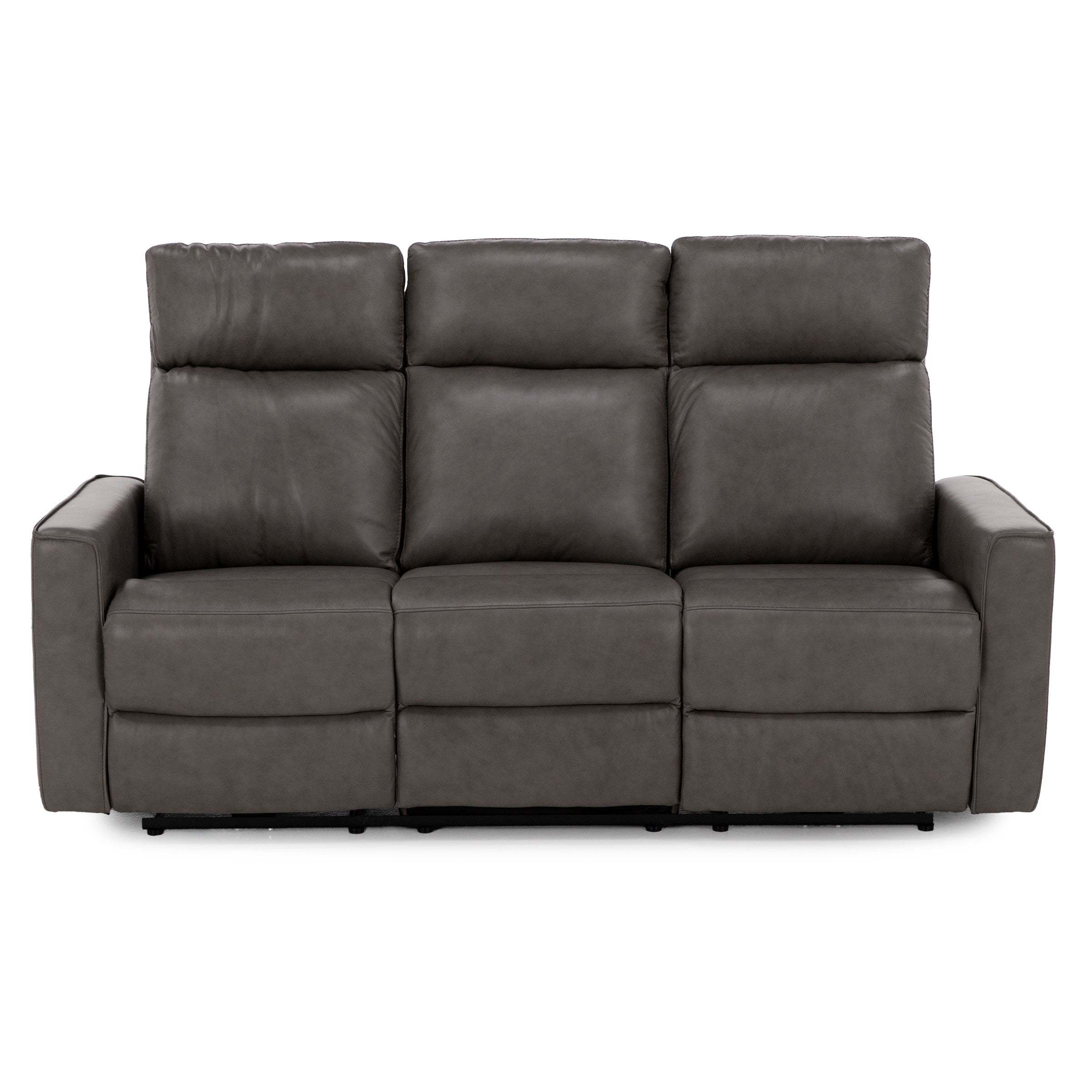 Flipper Leather Power Headrest Reclining Sofa