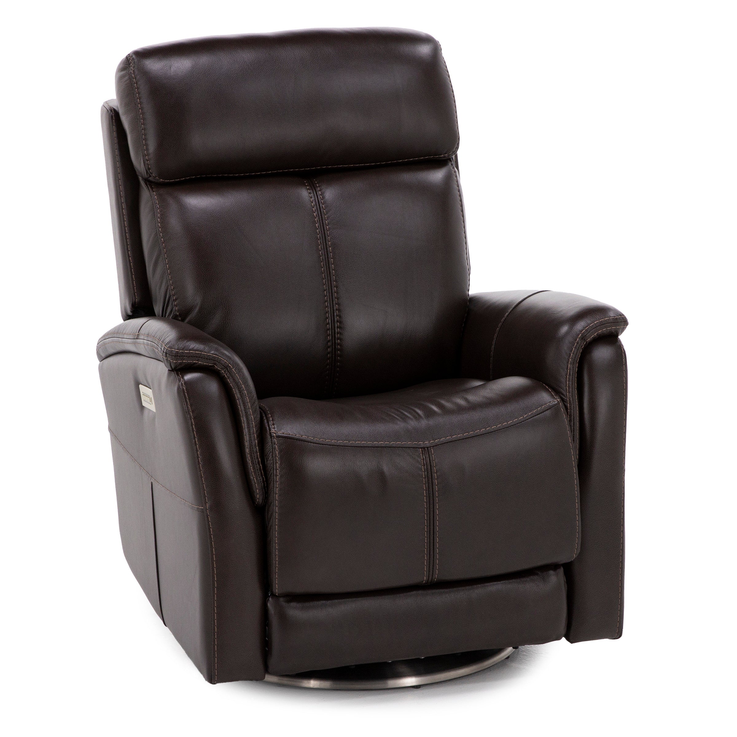 Flexsteel MOVE360 Leather Fully Loaded Swivel Recliner
