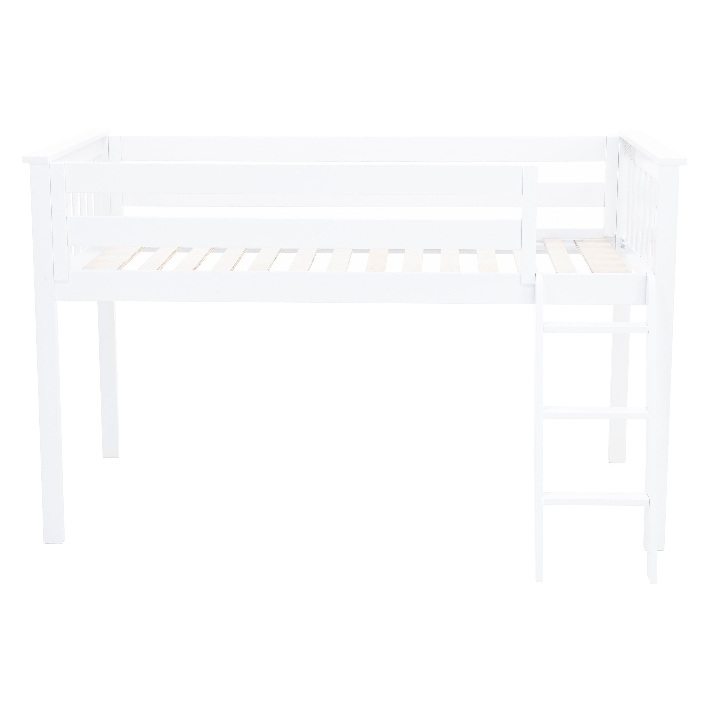 Low Loft Bed with Ladder