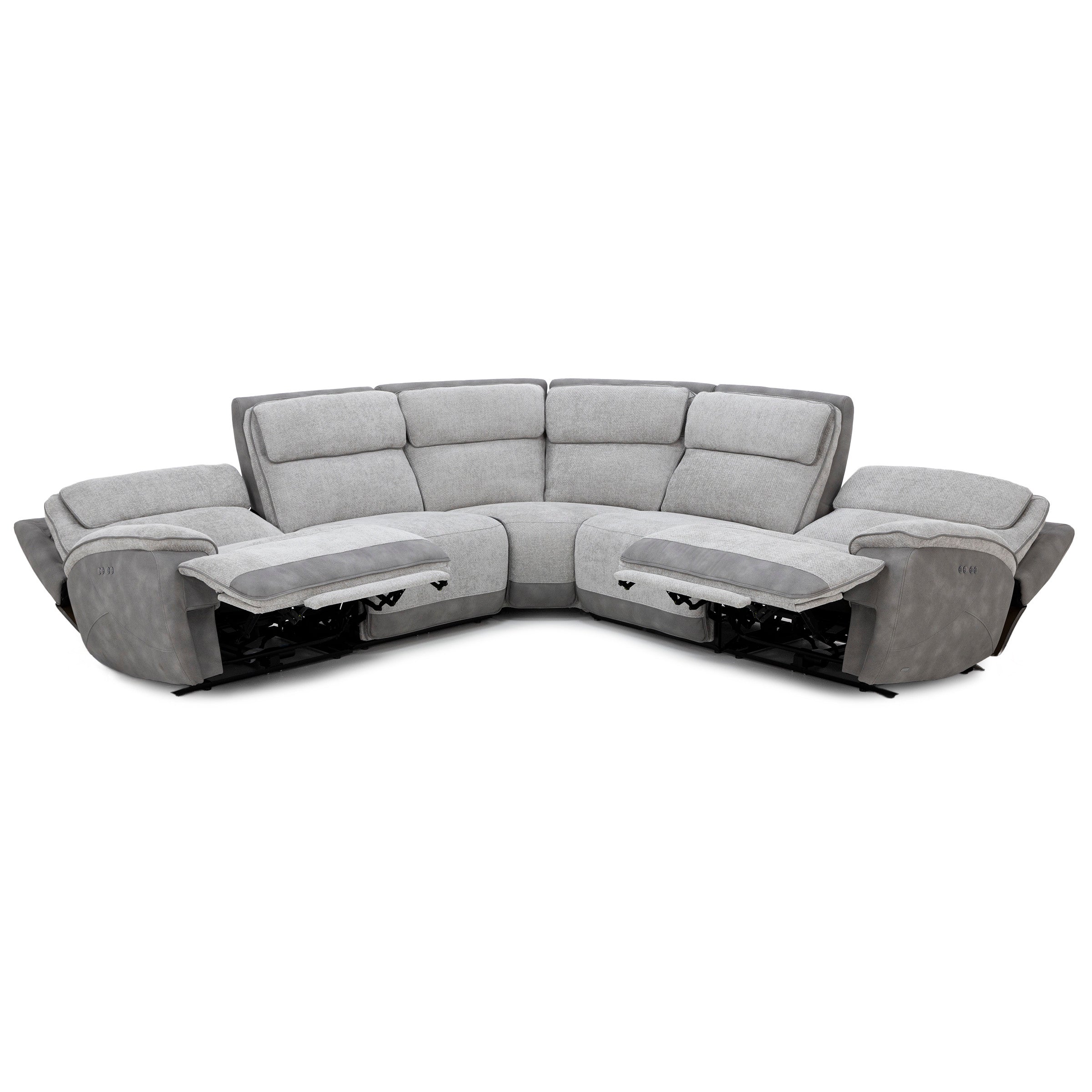 Drew & Jonathan Home Belvedere 5-Pc. Power Headrest Zero Gravity Reclining Modular