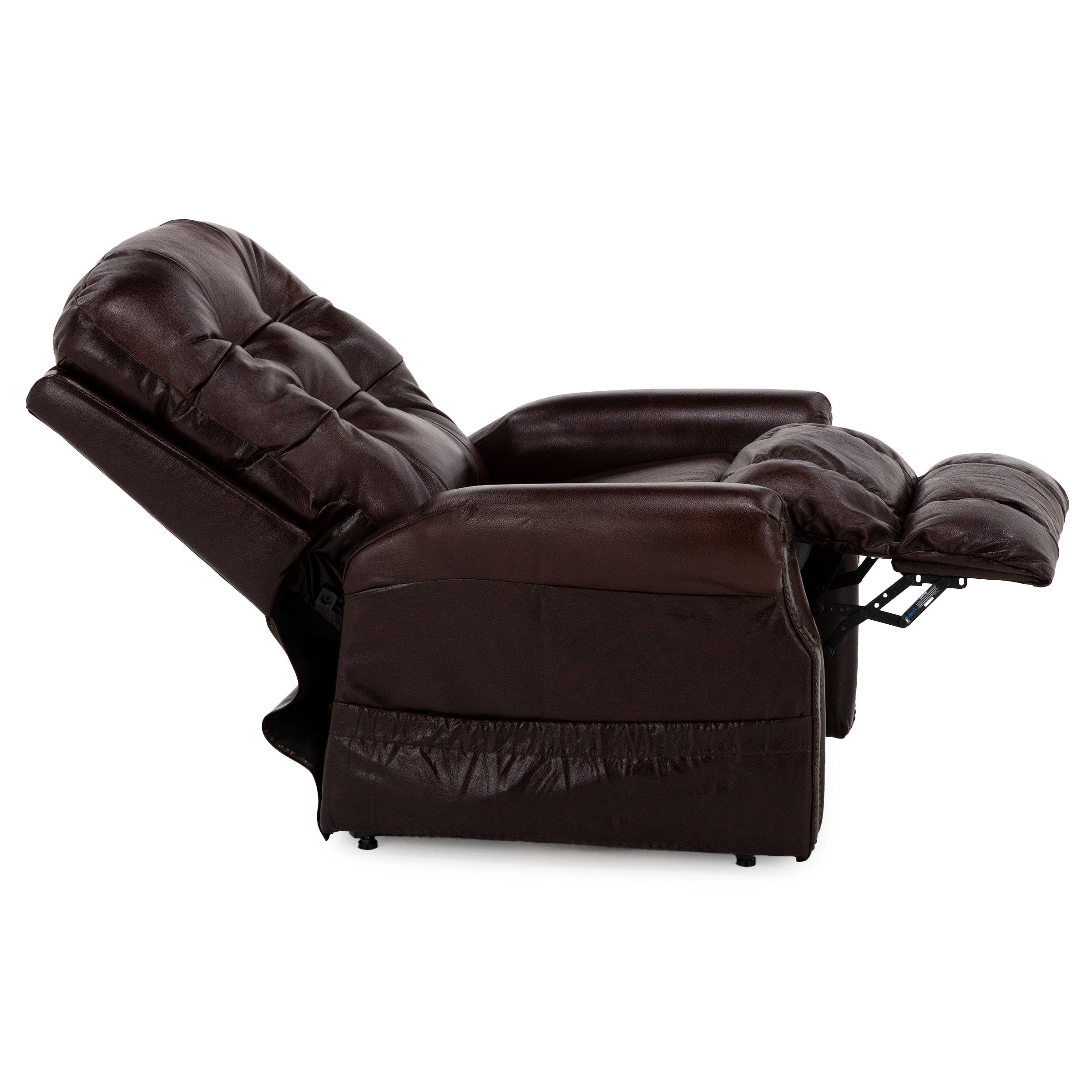 Murray Leather Tufted Lift Chair With Heat And Massage