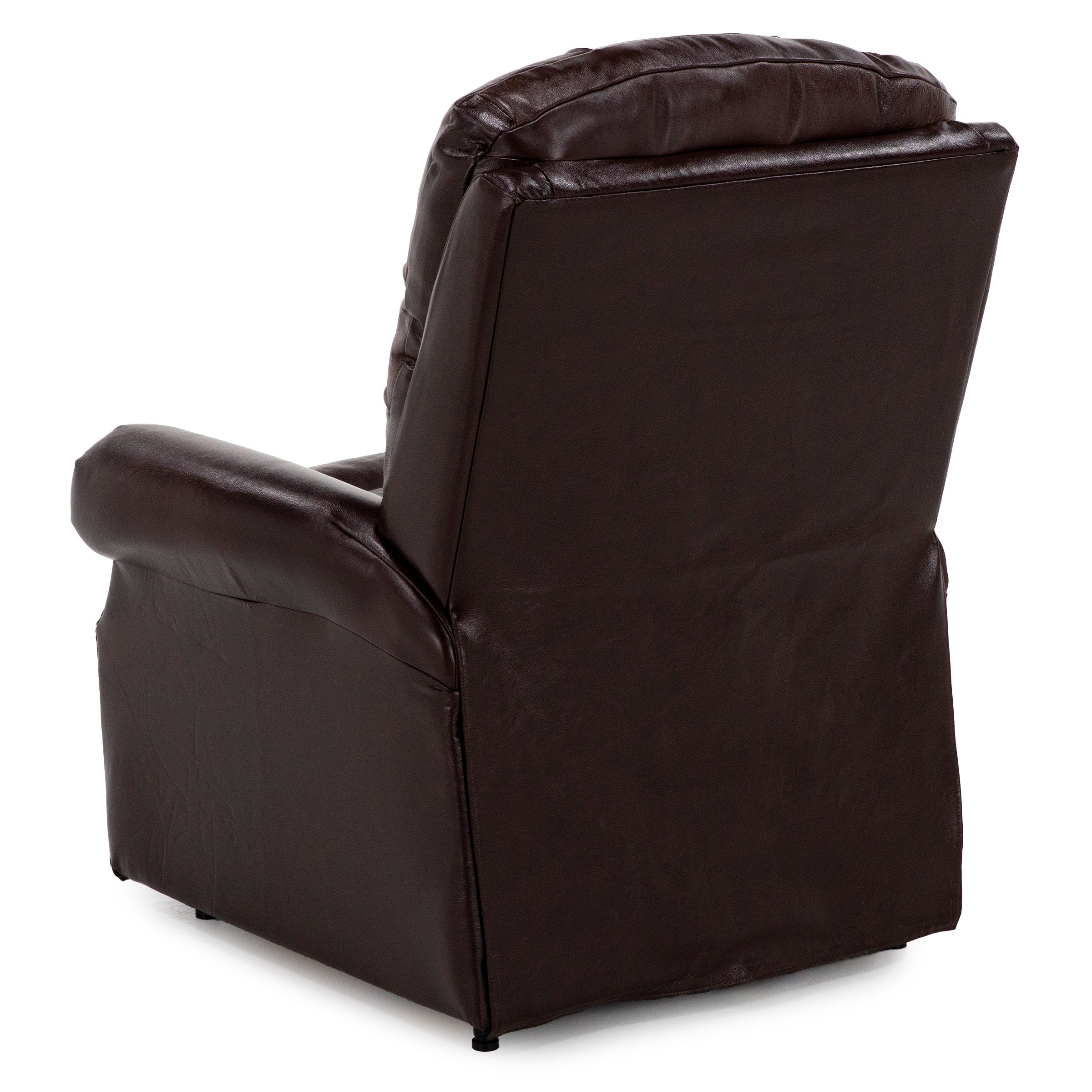 Murray Leather Tufted Lift Chair With Heat And Massage