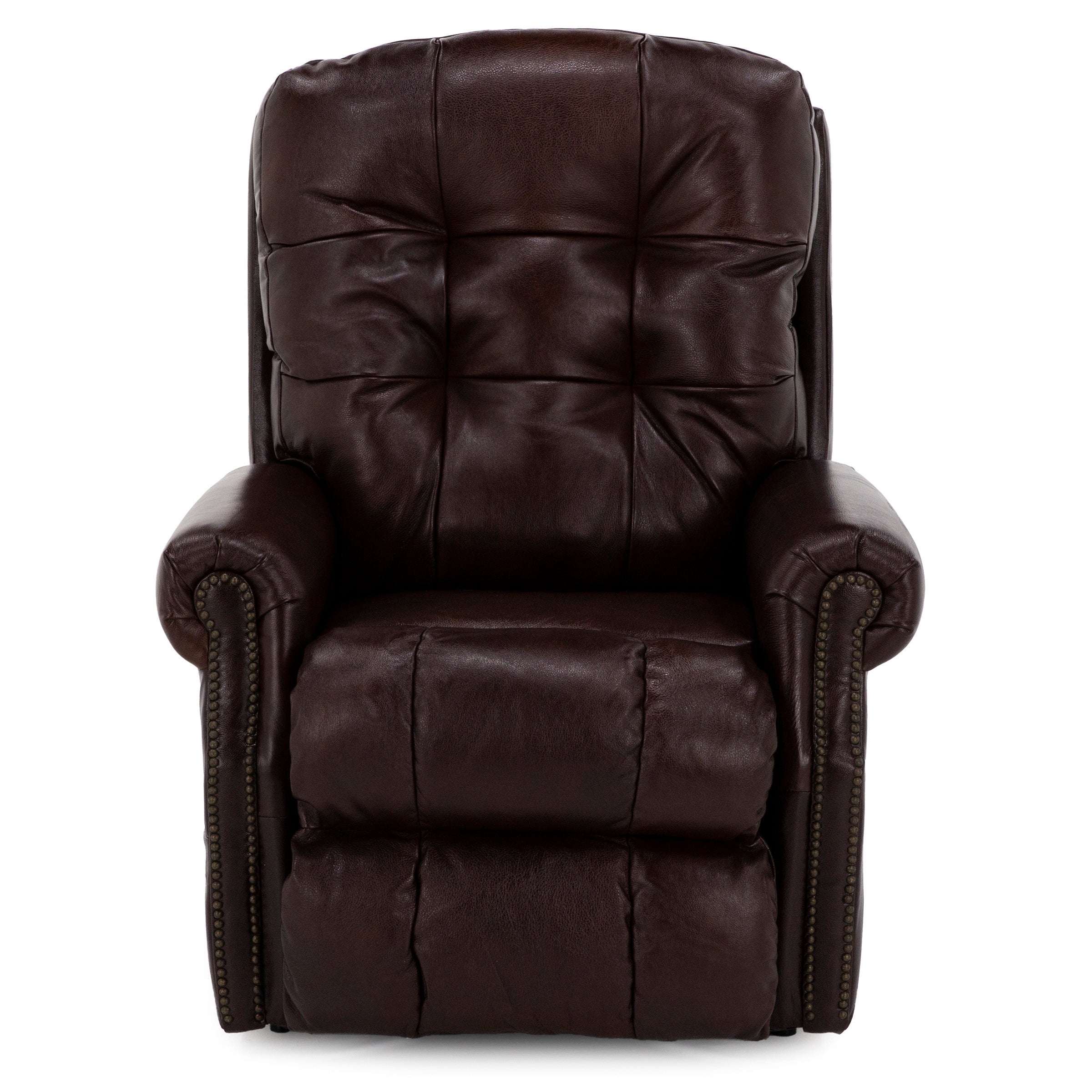 Murray Leather Tufted Lift Chair With Heat And Massage