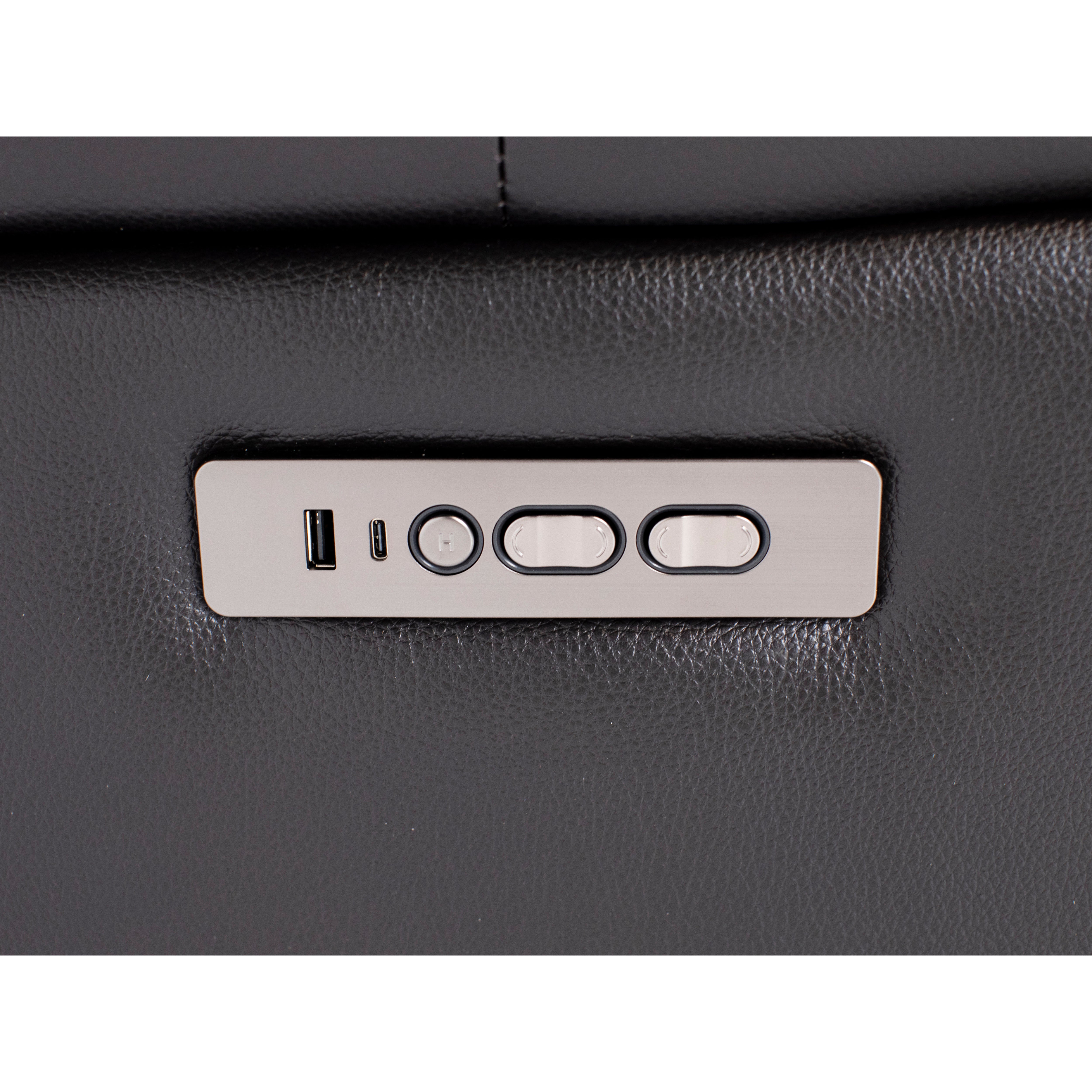 Laredo IV 6-Pc. Leather Power Headrest Reclining Chaise Modular