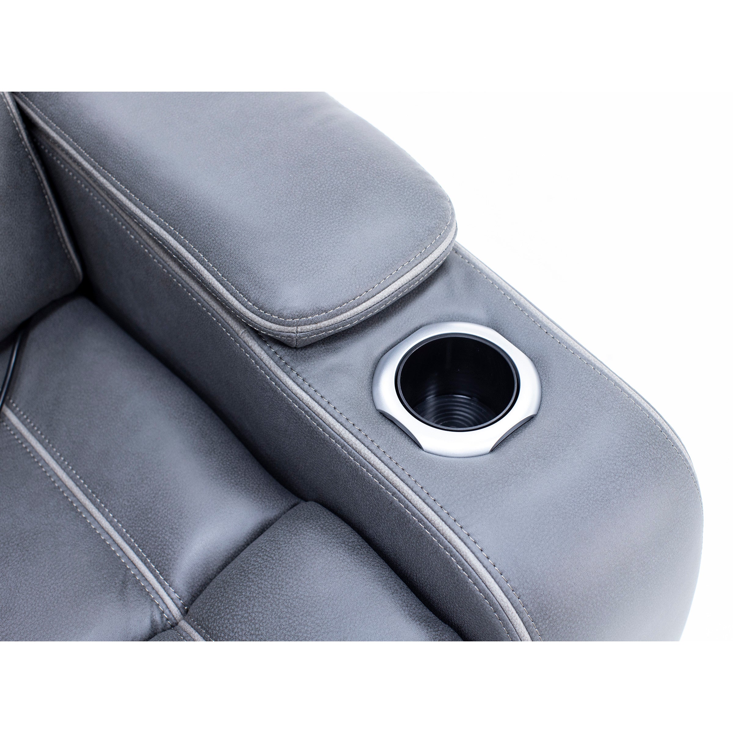 Torino Fully Loaded Zero Gravity Reclining Console Loveseat