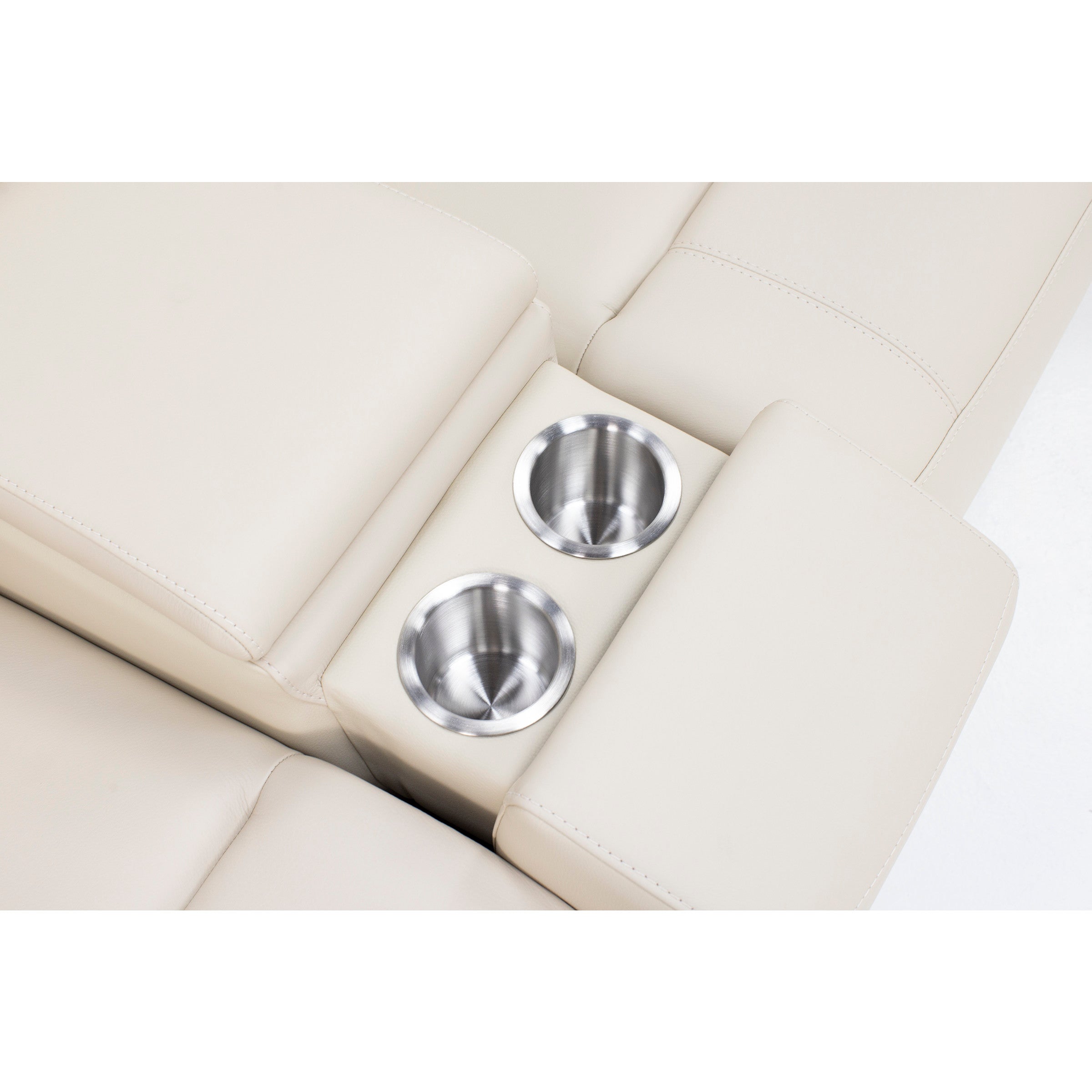 Drew & Jonathan Home Newport 7-Pc. Leather Power Headrest Zero Gravity Reclining Chaise Modular