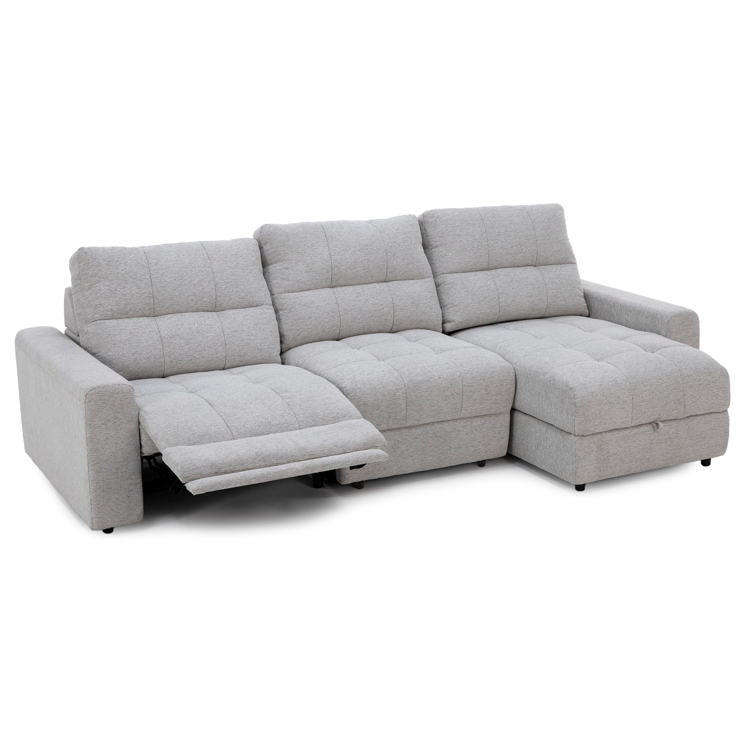 Duncan 3-Pc. Power Reclining Chaise Sofa