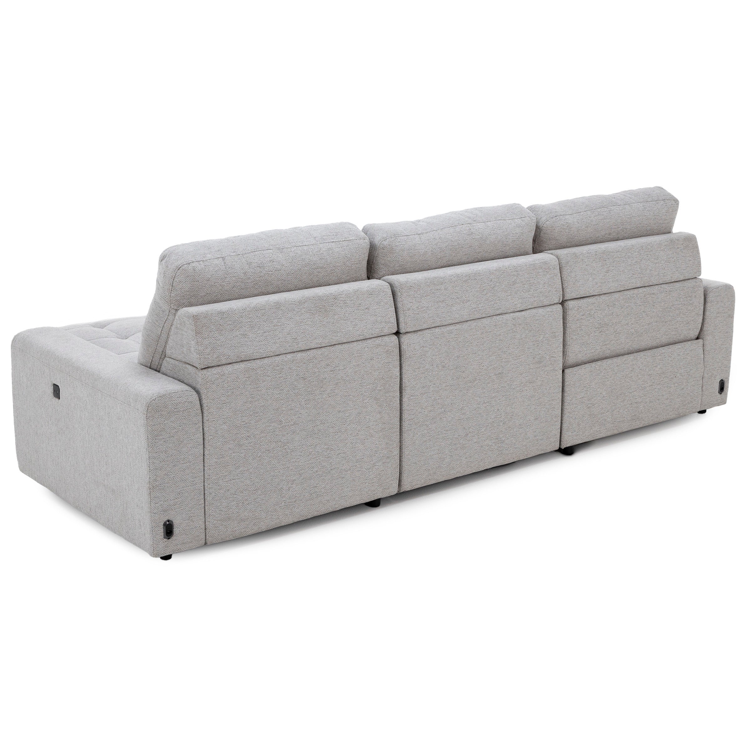 Duncan 3-Pc. Power Reclining Chaise Sofa