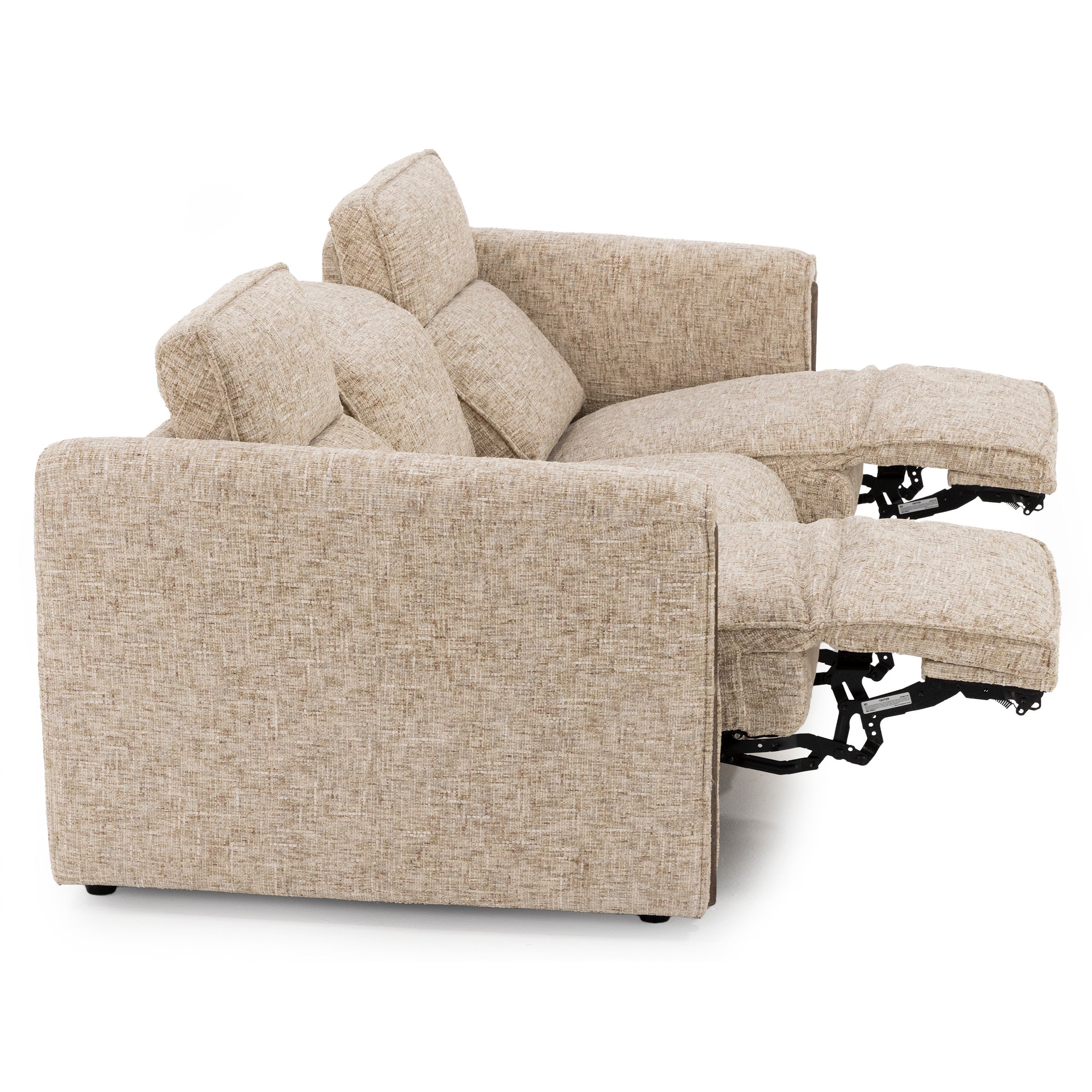 Dallas Power Headrest Wall Saver Reclining Sofa in Marzipan
