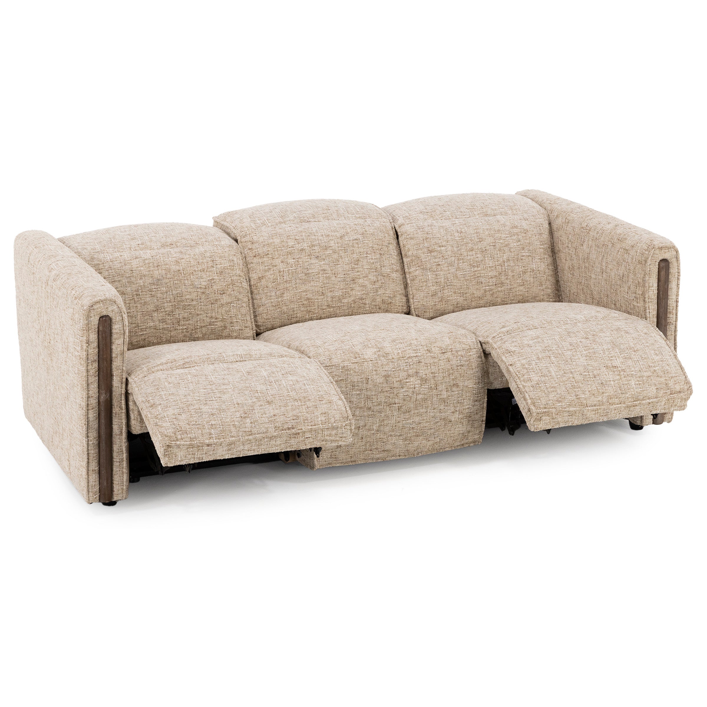 Dallas Power Headrest Wall Saver Reclining Sofa in Marzipan
