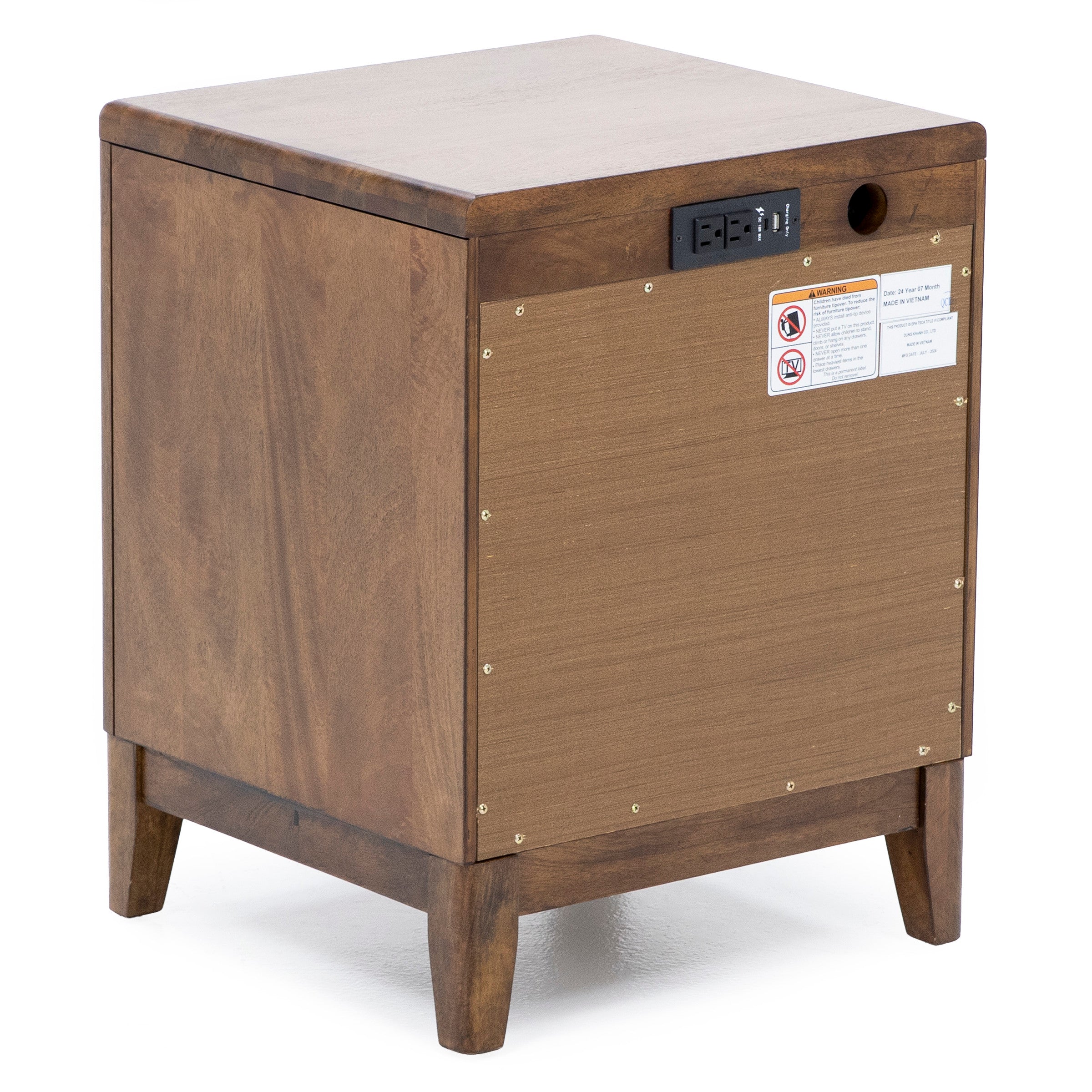 Sedona Three Drawer Nightstand