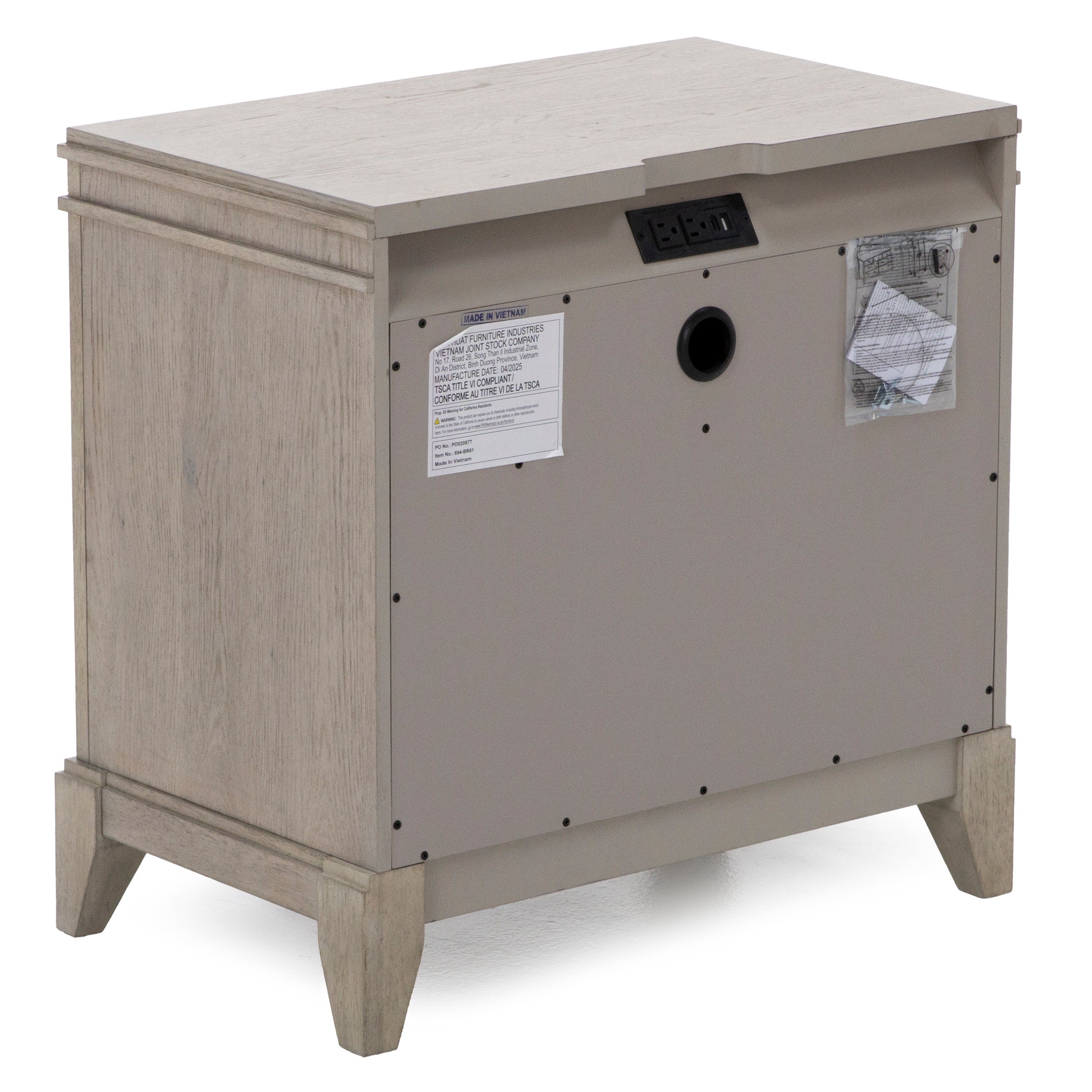 Melrose Two Drawer Nightstand