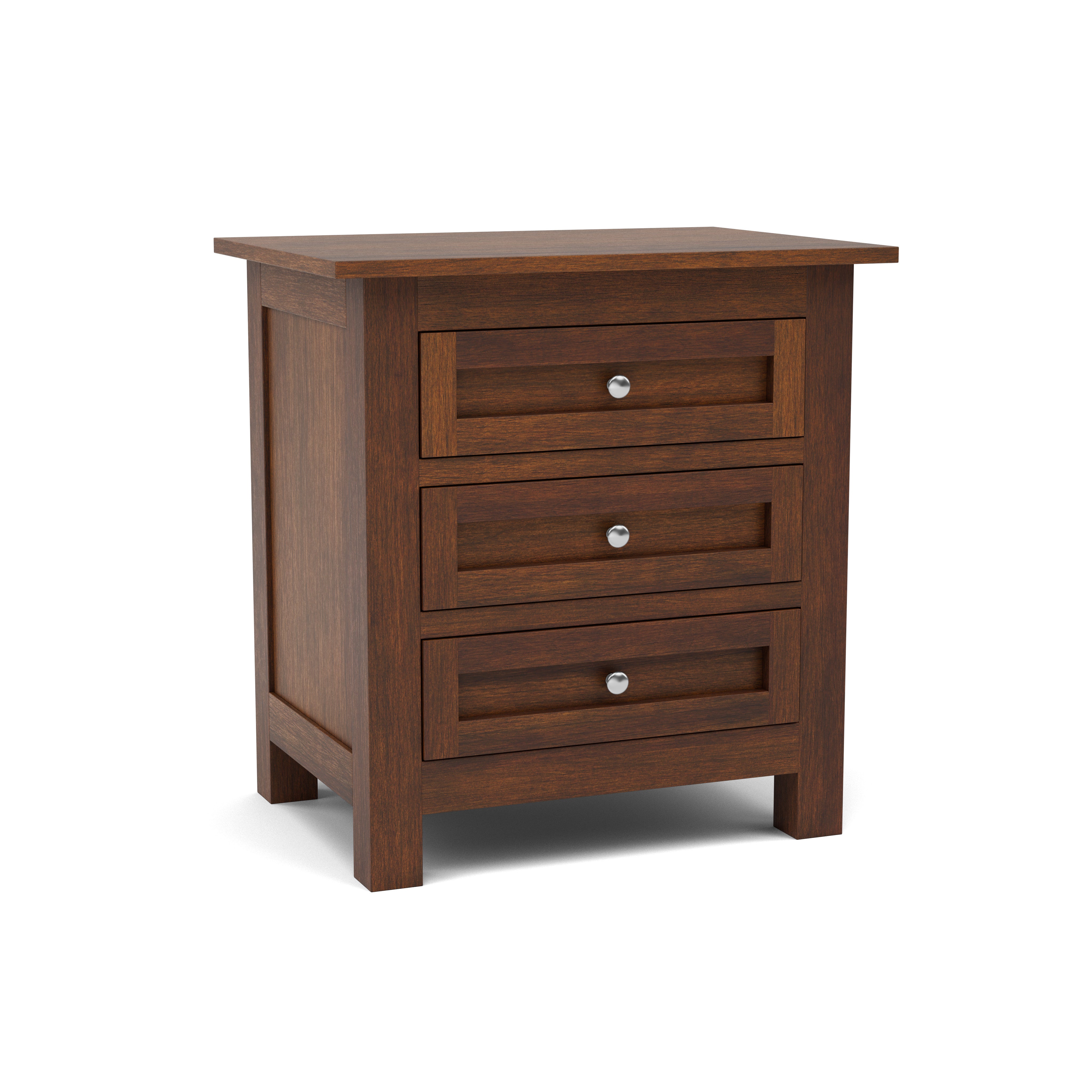 Witmer Taylor J Three Drawer Nightstand in Finish 16