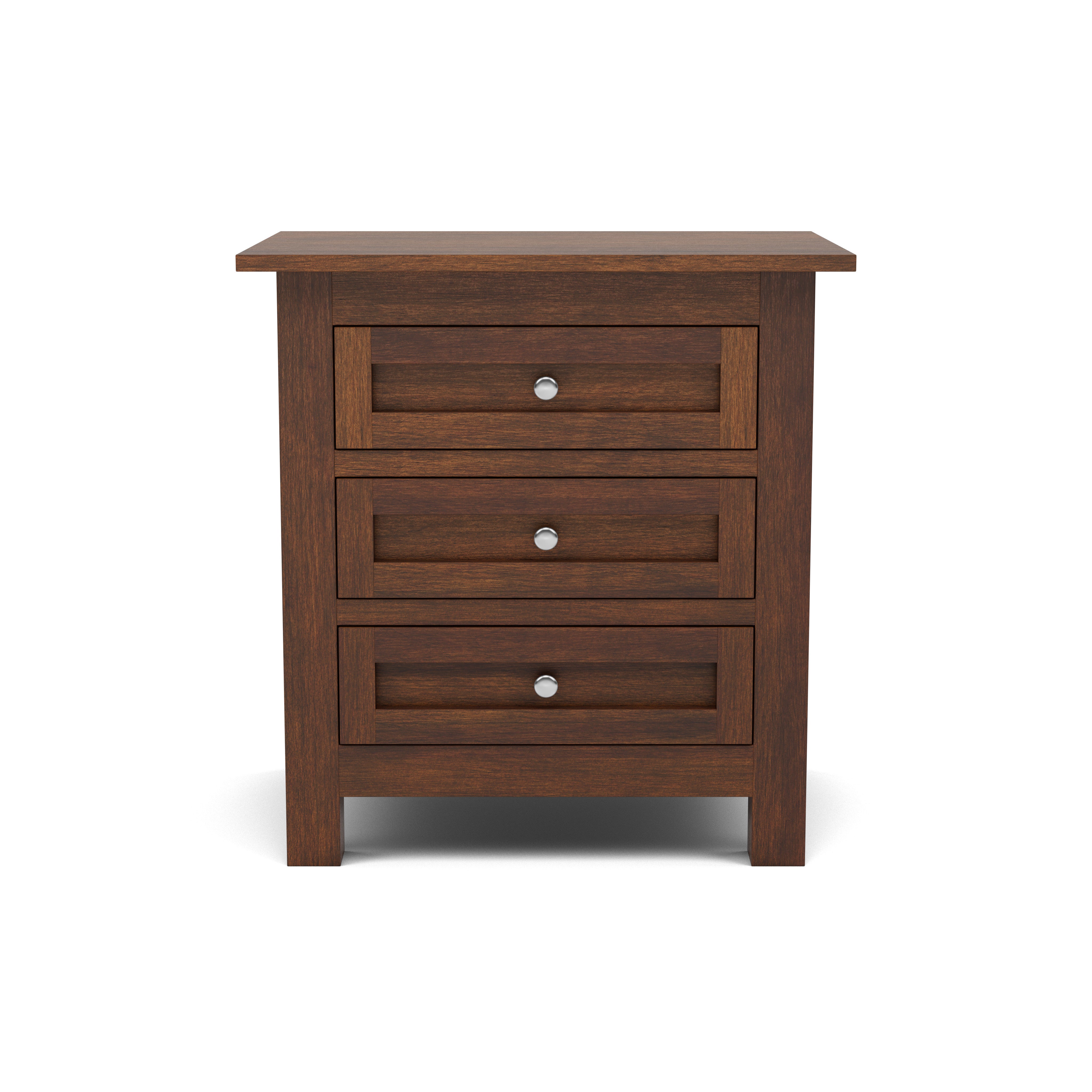 Witmer Taylor J Three Drawer Nightstand in Finish 16