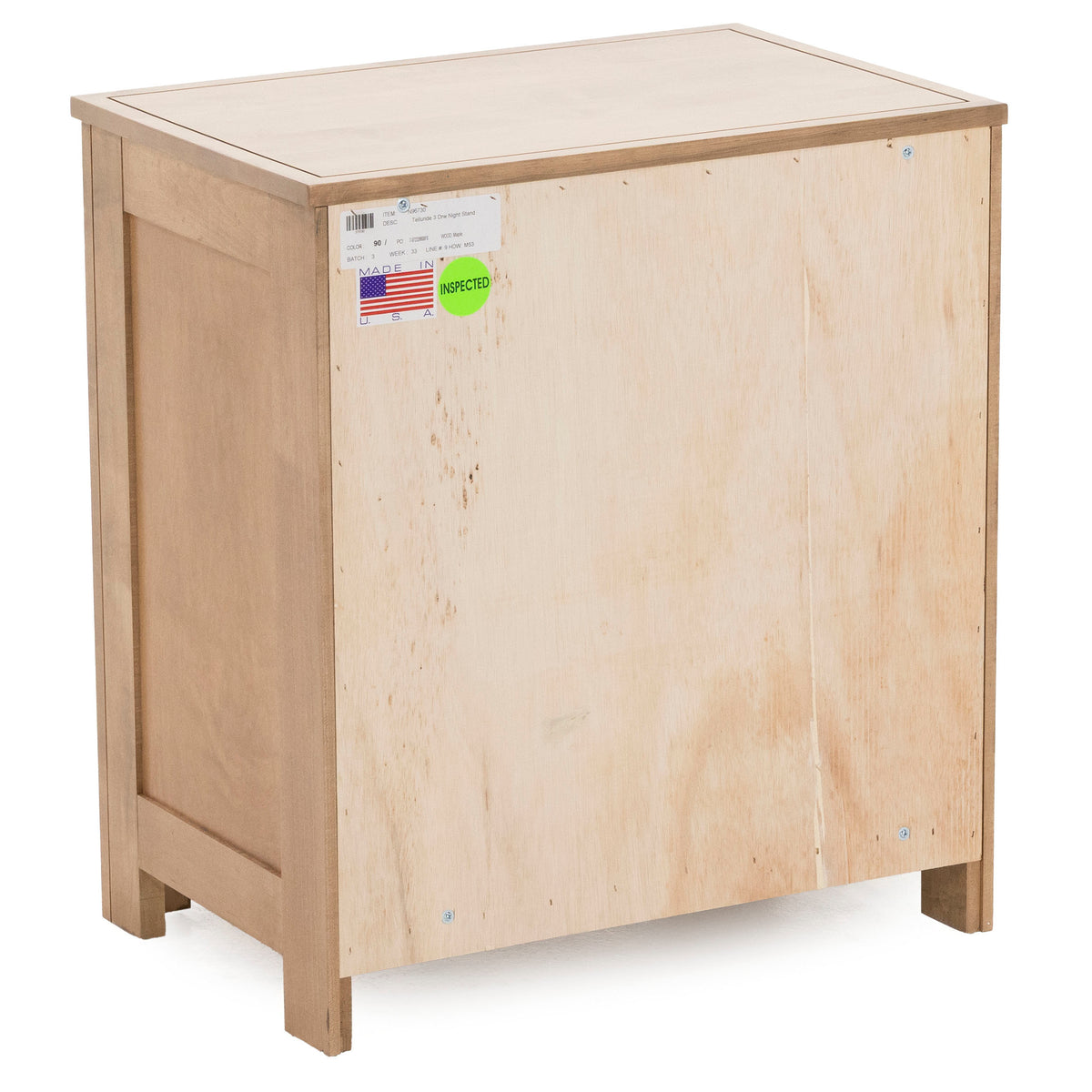 Witmer Telluride Three Drawer Nightstand
