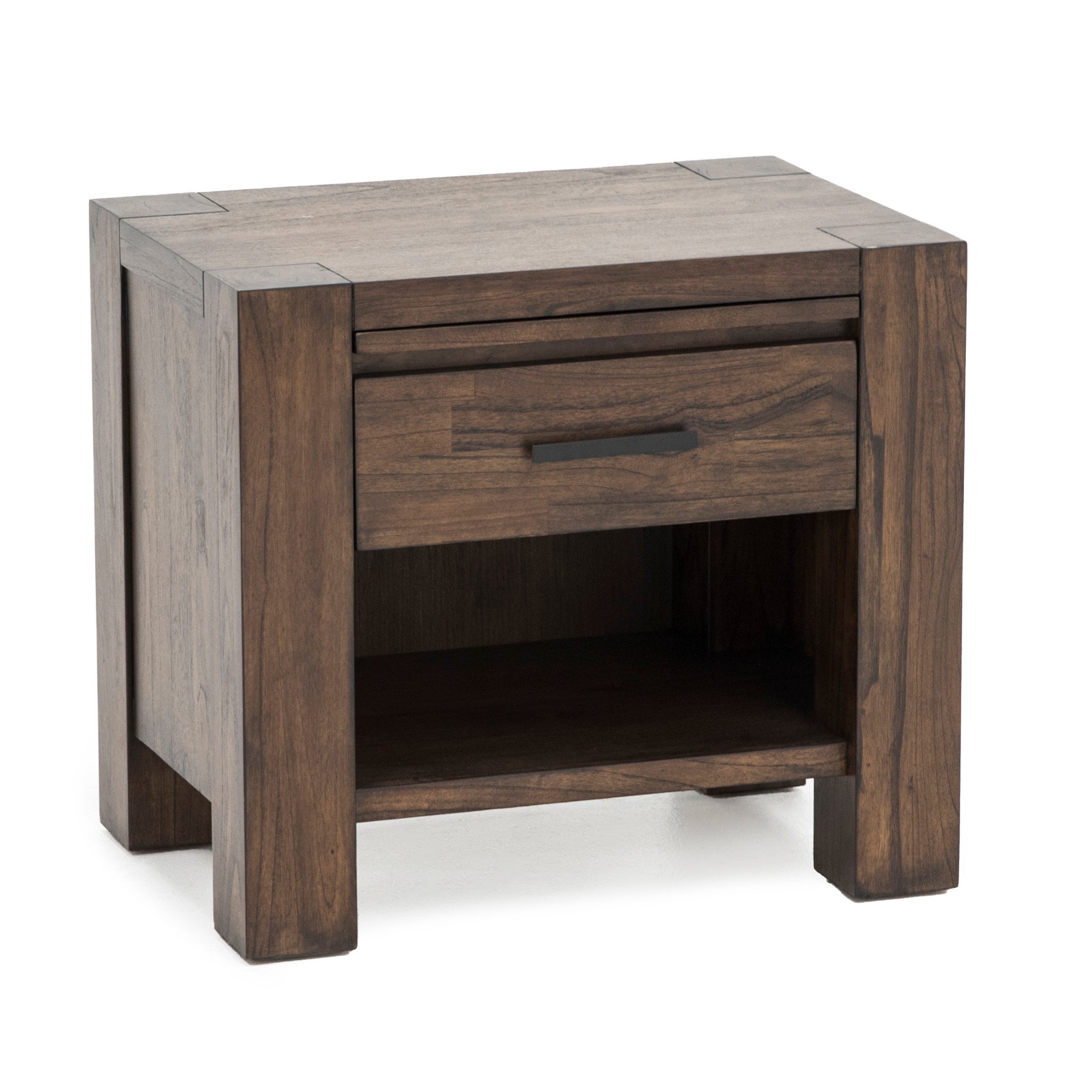 Direct DesignsÂ® 1 Drawer Cascade Nightstand In Weathered Brown