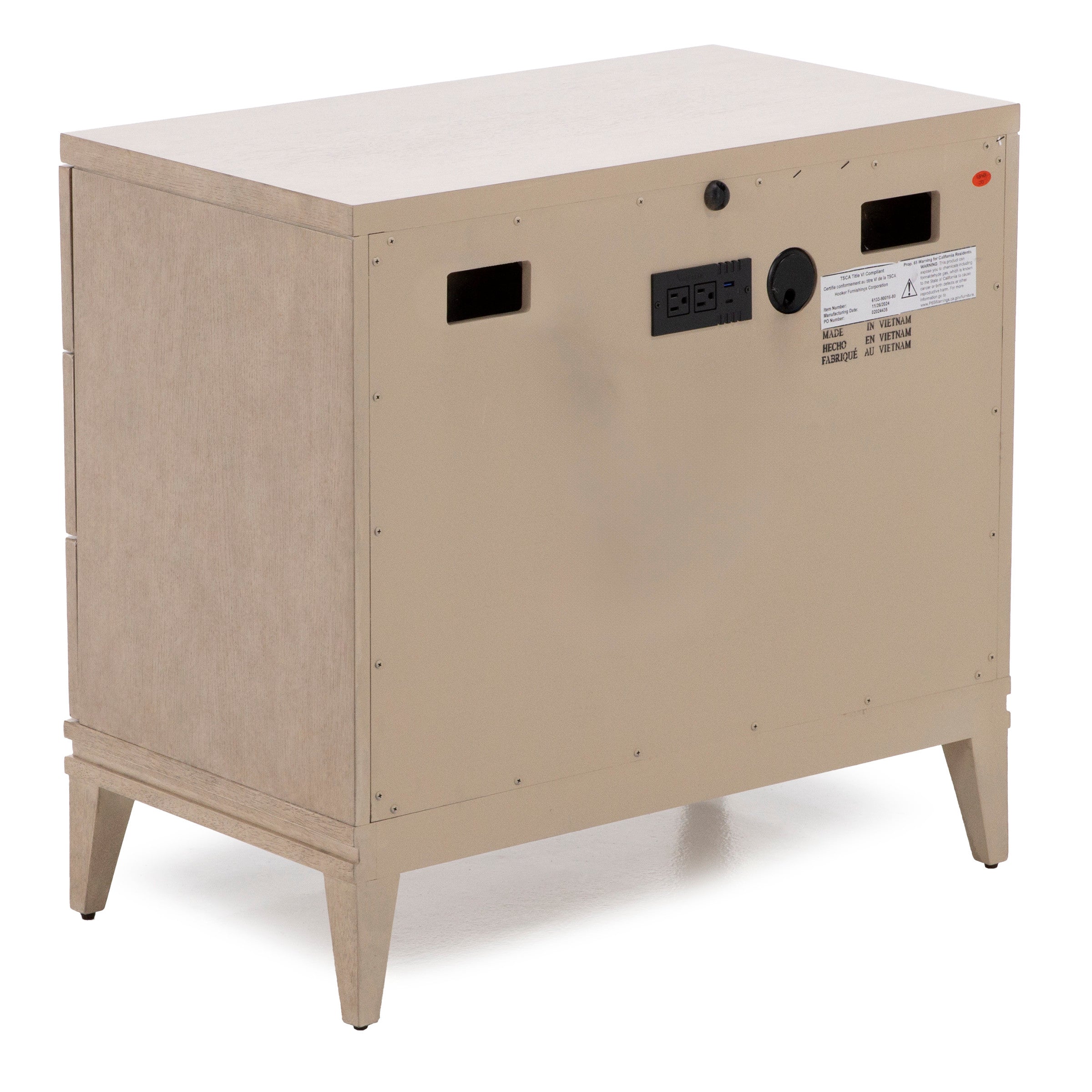 Westwood Three Drawer Nightstand