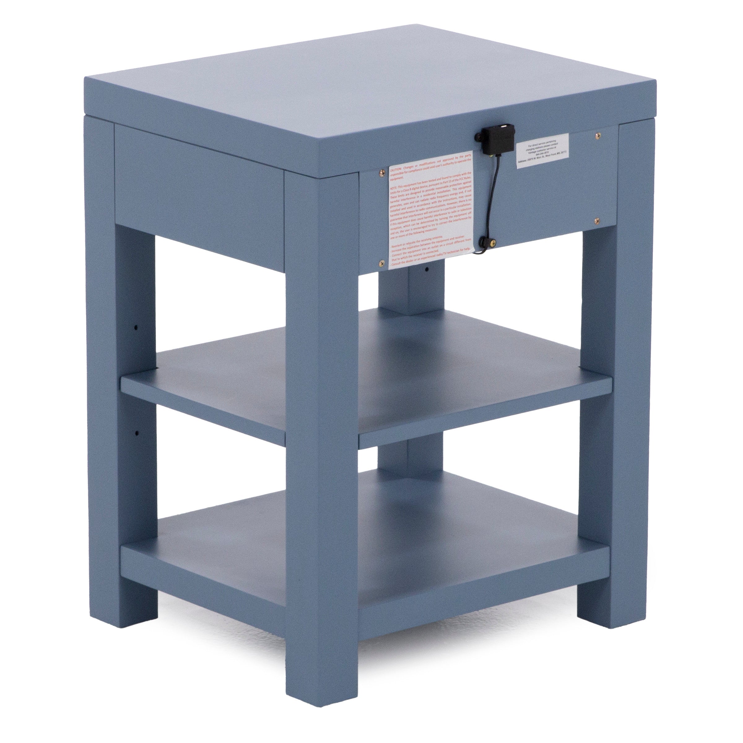 Waverly One Drawer Nightstand In Blue