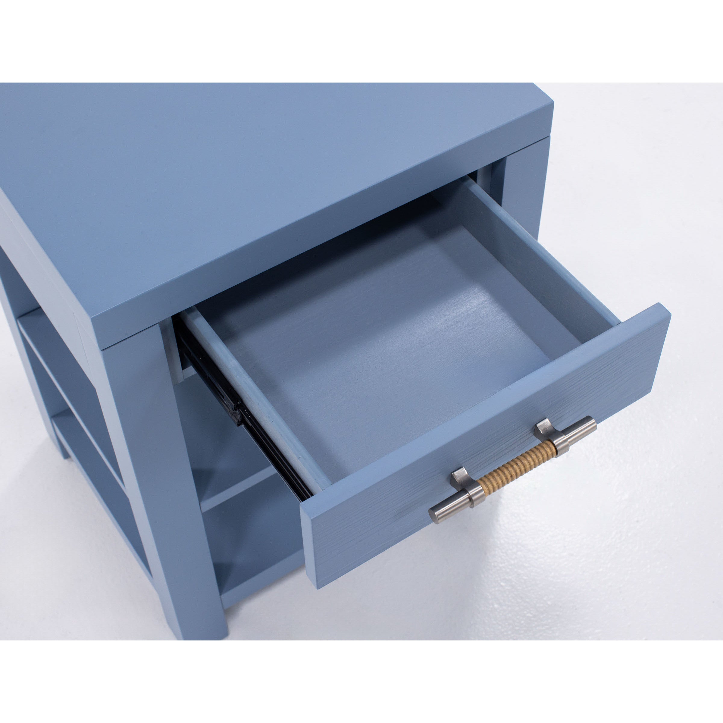 Waverly One Drawer Nightstand In Blue