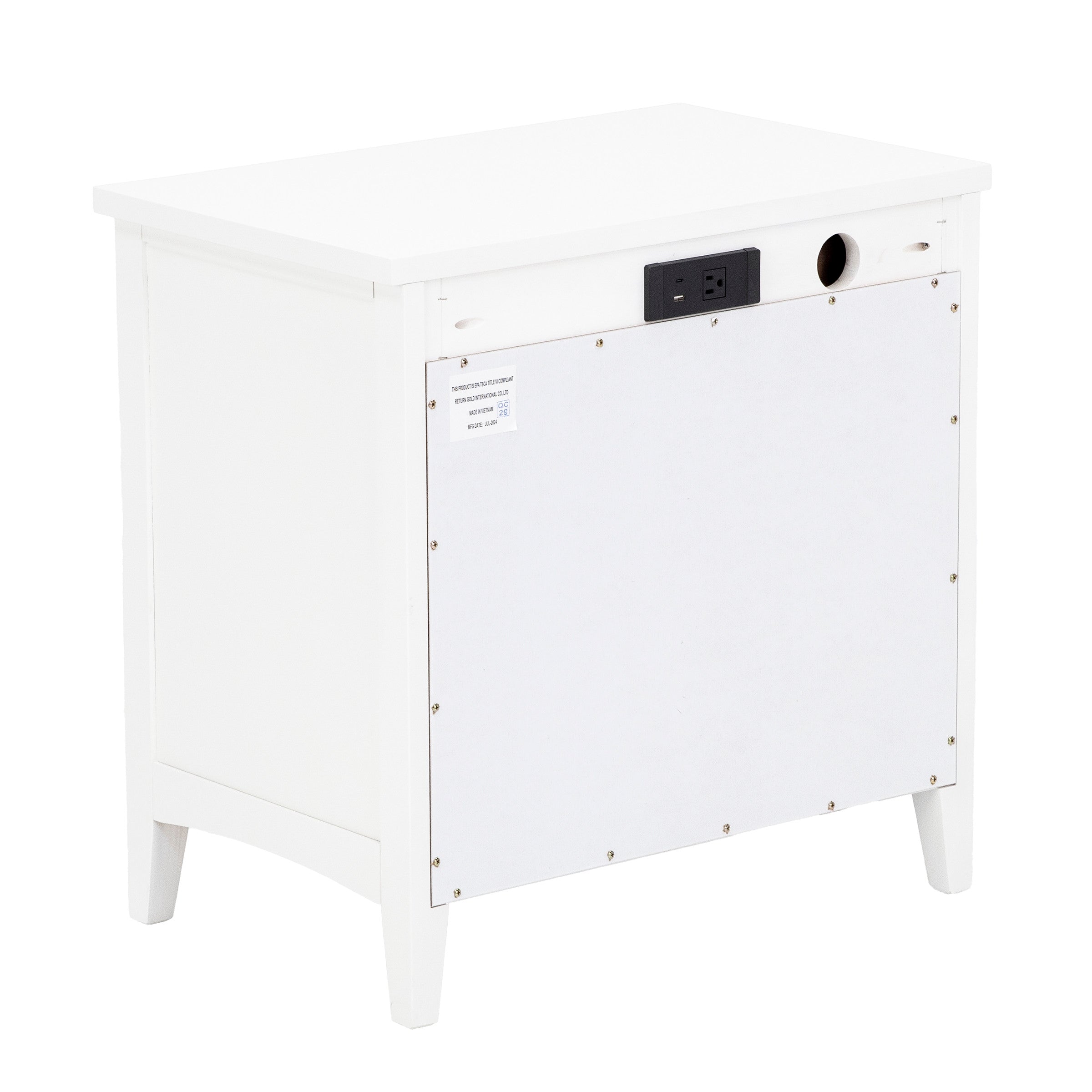 Spencer Three Drawer Nightstand