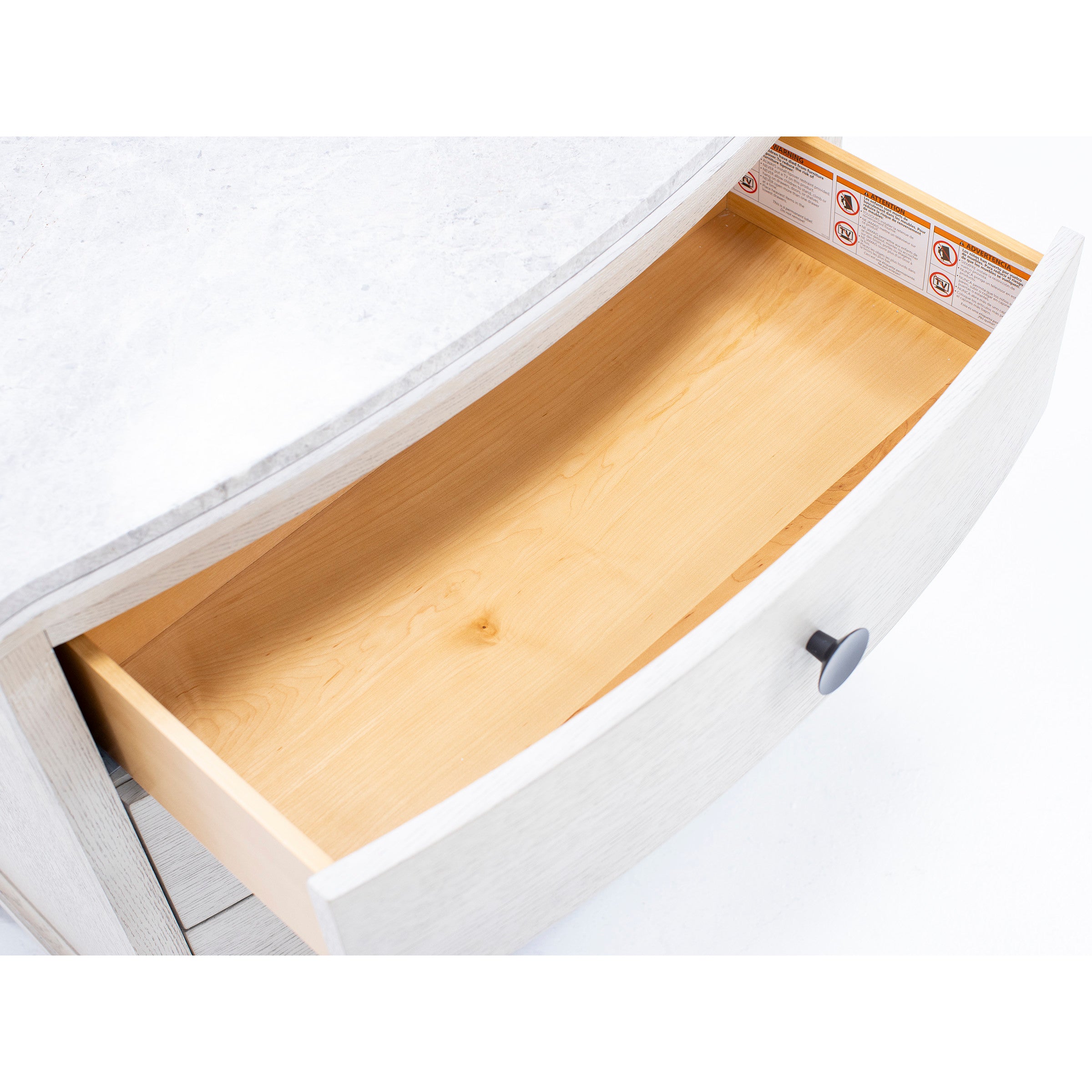 Coalesce 3 Drawer Nightstand In Rolling Fog