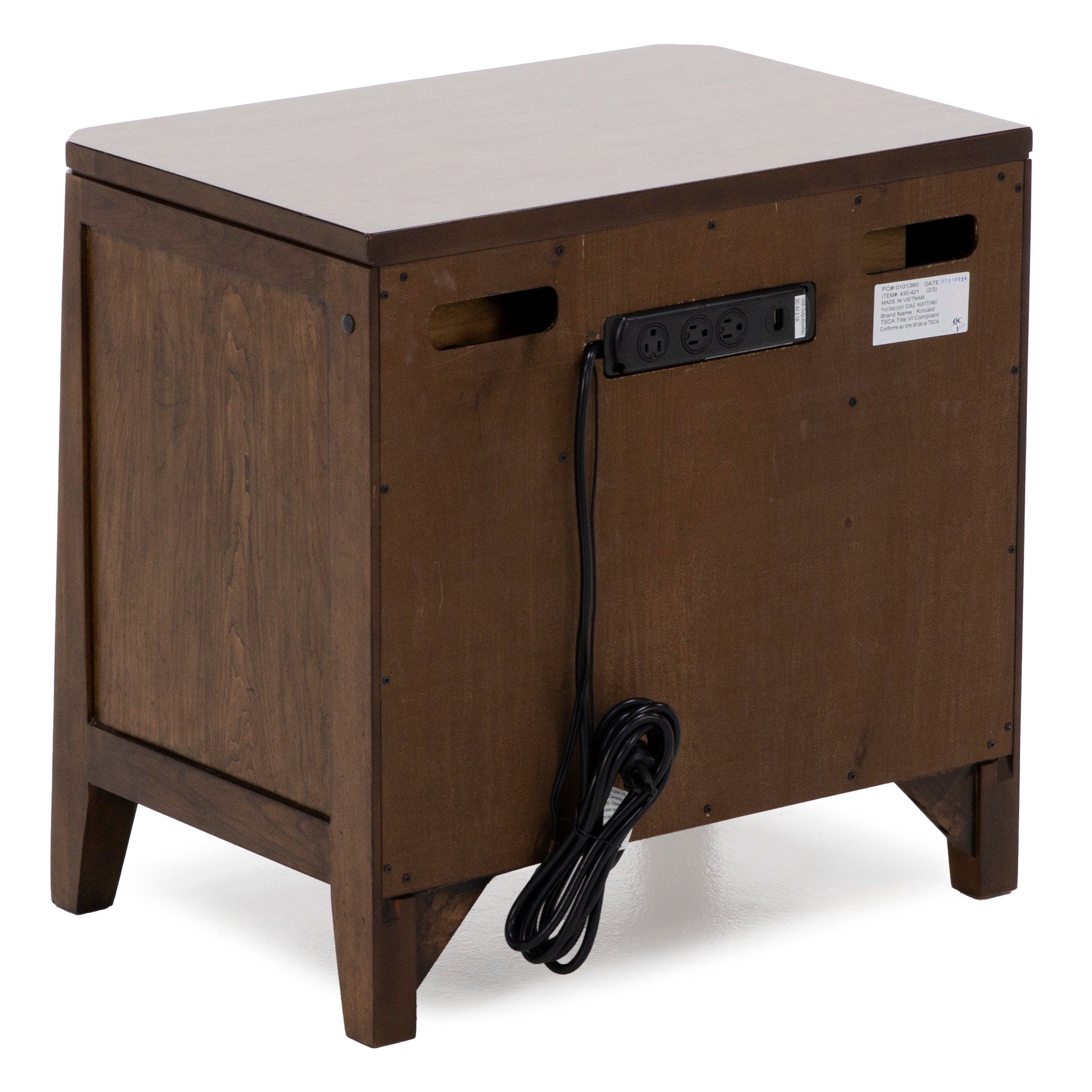 Aspire 1 Drawer Nightstand In Aspire Cherry