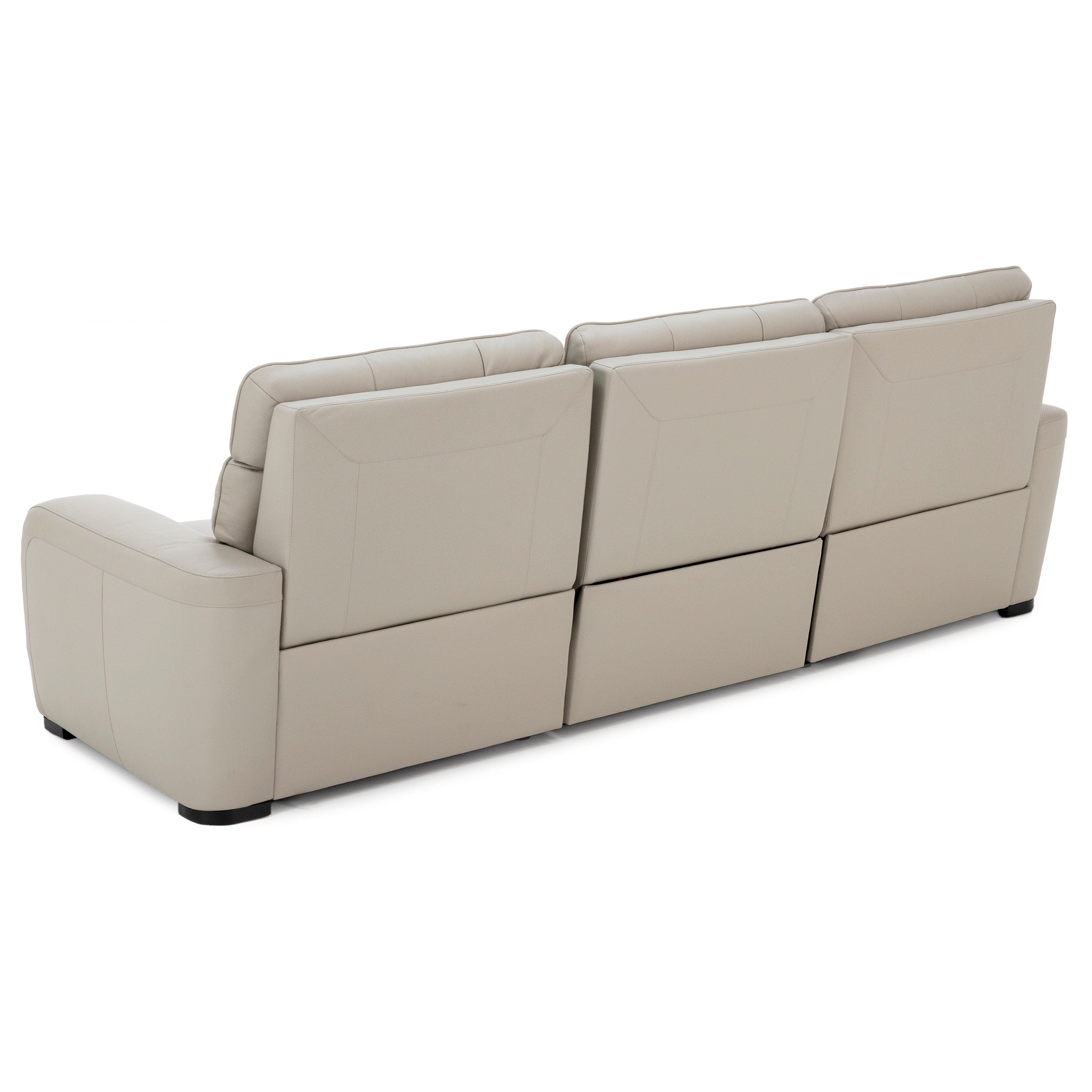 Percy Leather 3-Pc. Fully Loaded Wall Saver Reclining Sofa With Immersive Audio, Heat And Massage