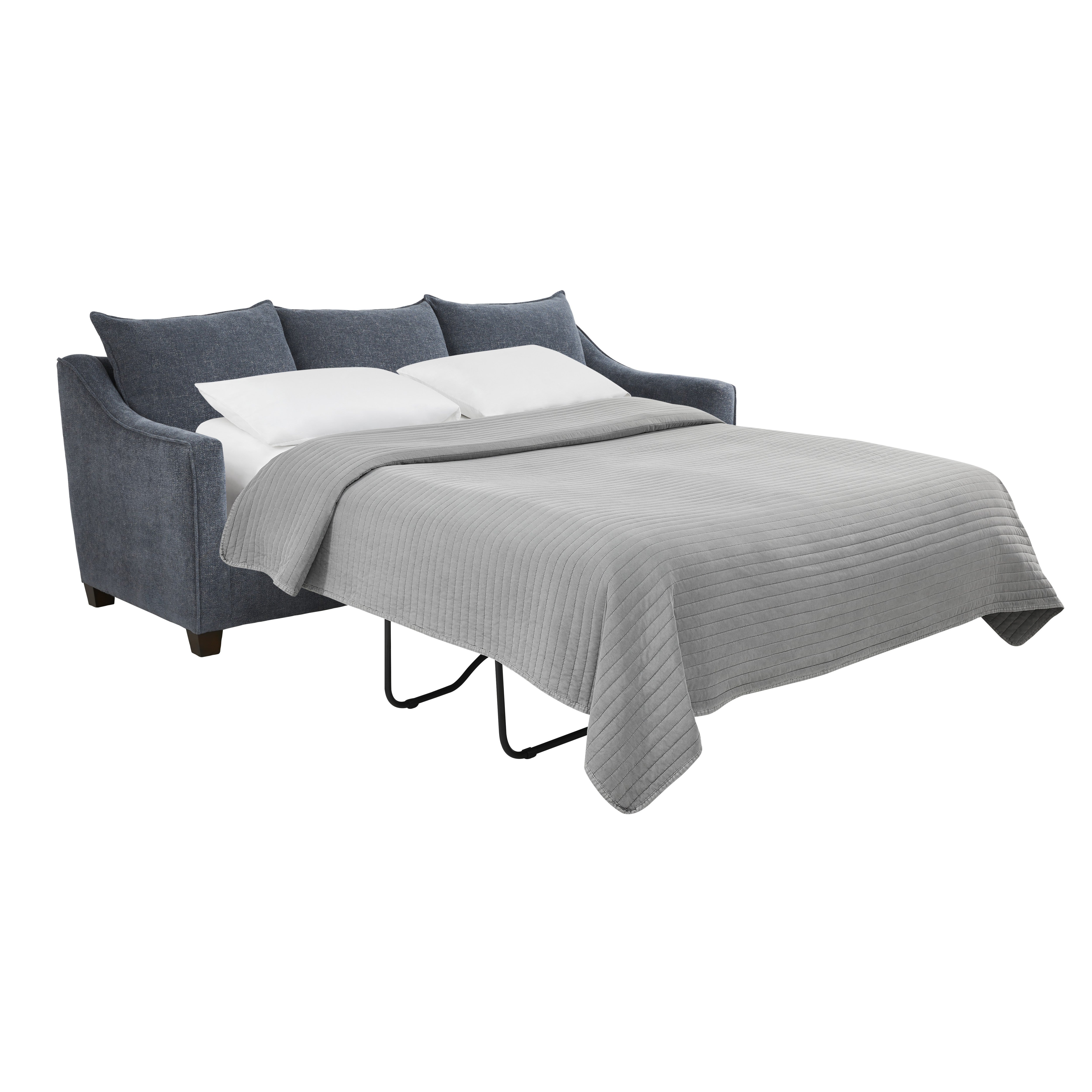 Camila Queen Reversible Sofa Chaise Sleeper With Gel Mattress