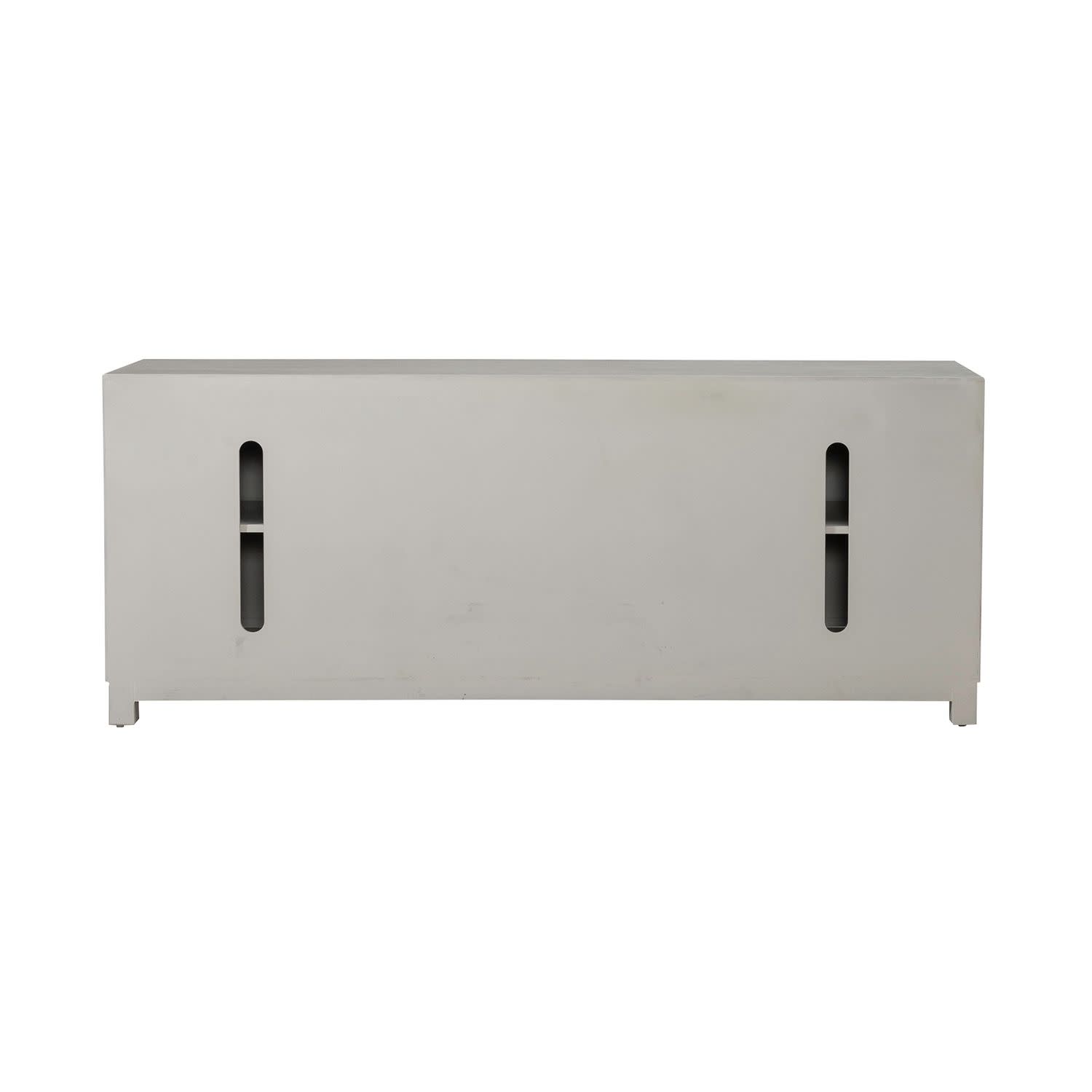 Sundance 72" 2 Door 3 Drawer Accent Cabinet In Antique Linen Finish