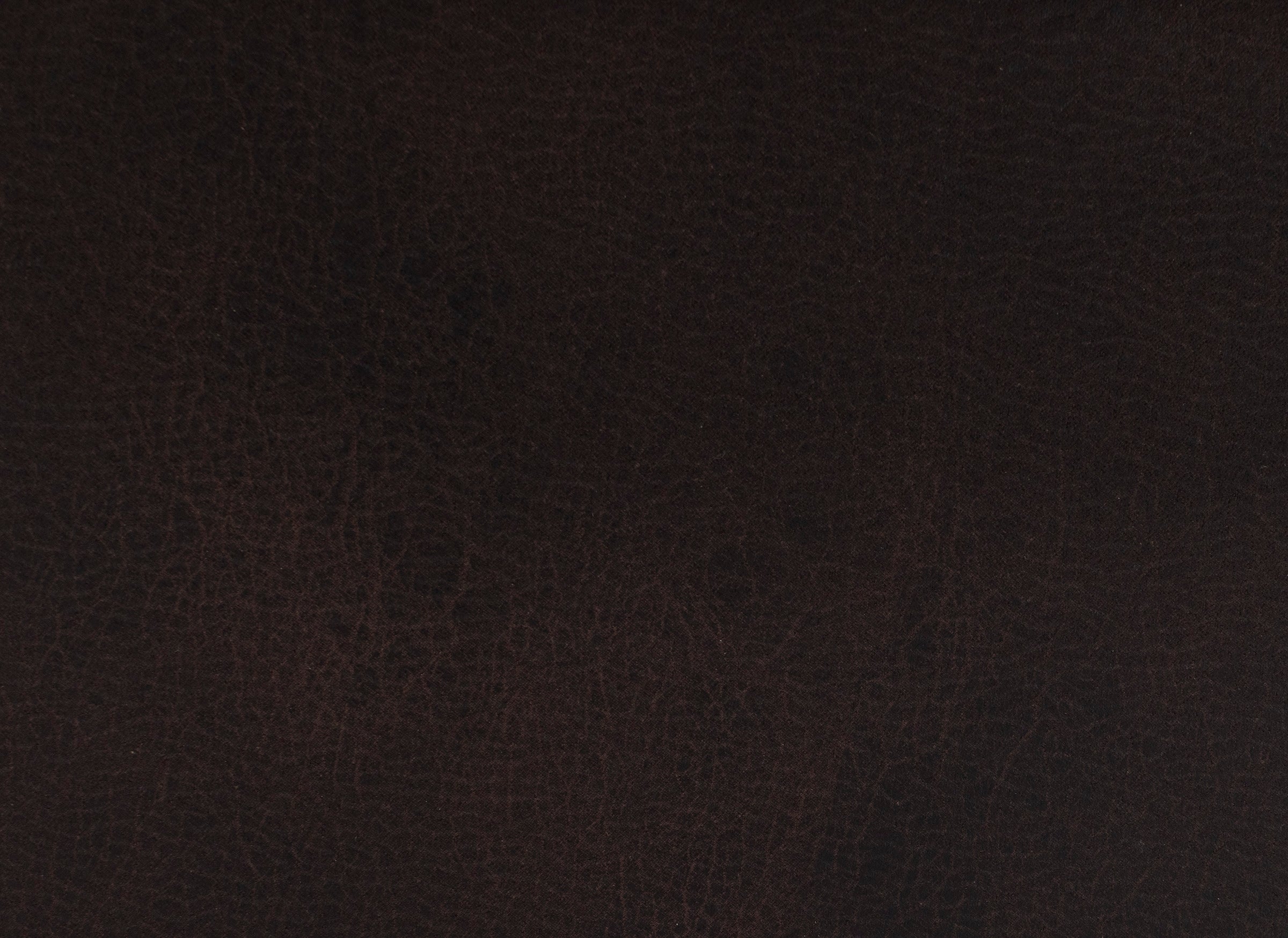 Dark brown textured leather surface.