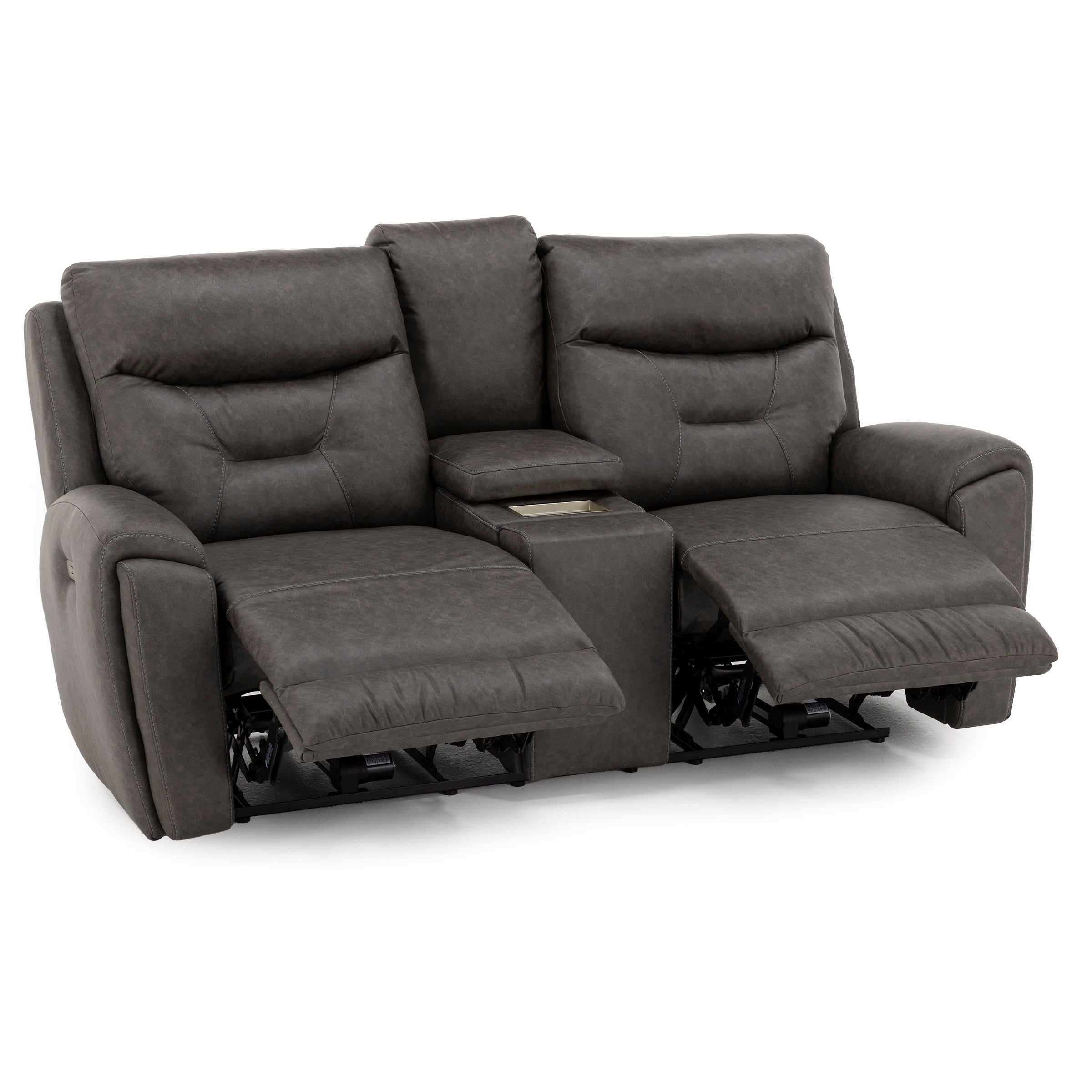 Robin Fully Loaded Reclining Console Loveseat With Next Level And Wireless Charging