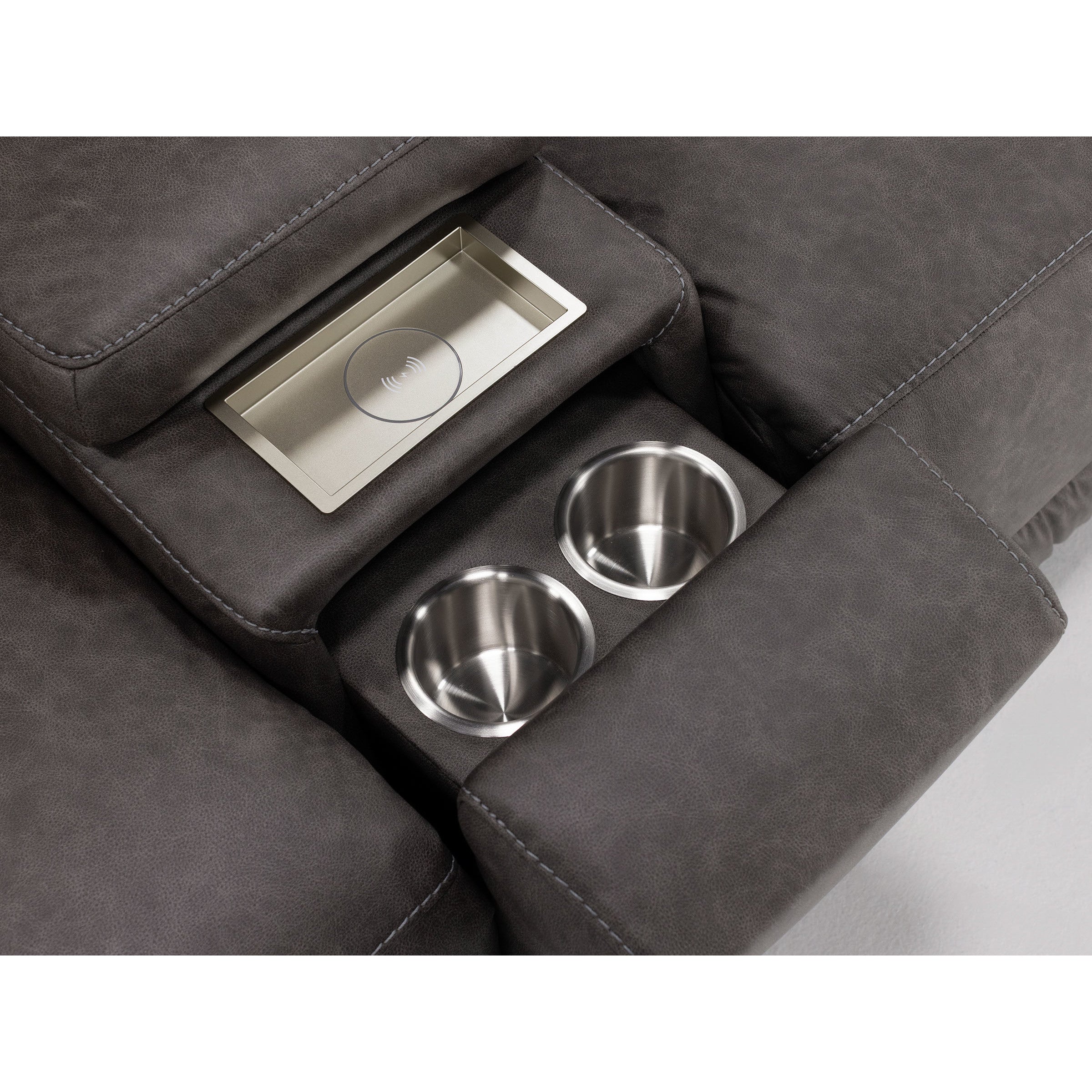 Robin Fully Loaded Reclining Console Loveseat With Next Level And Wireless Charging