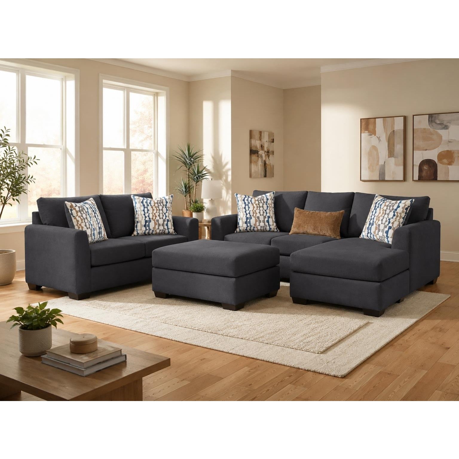 Scott Reversible Chaise Sofa