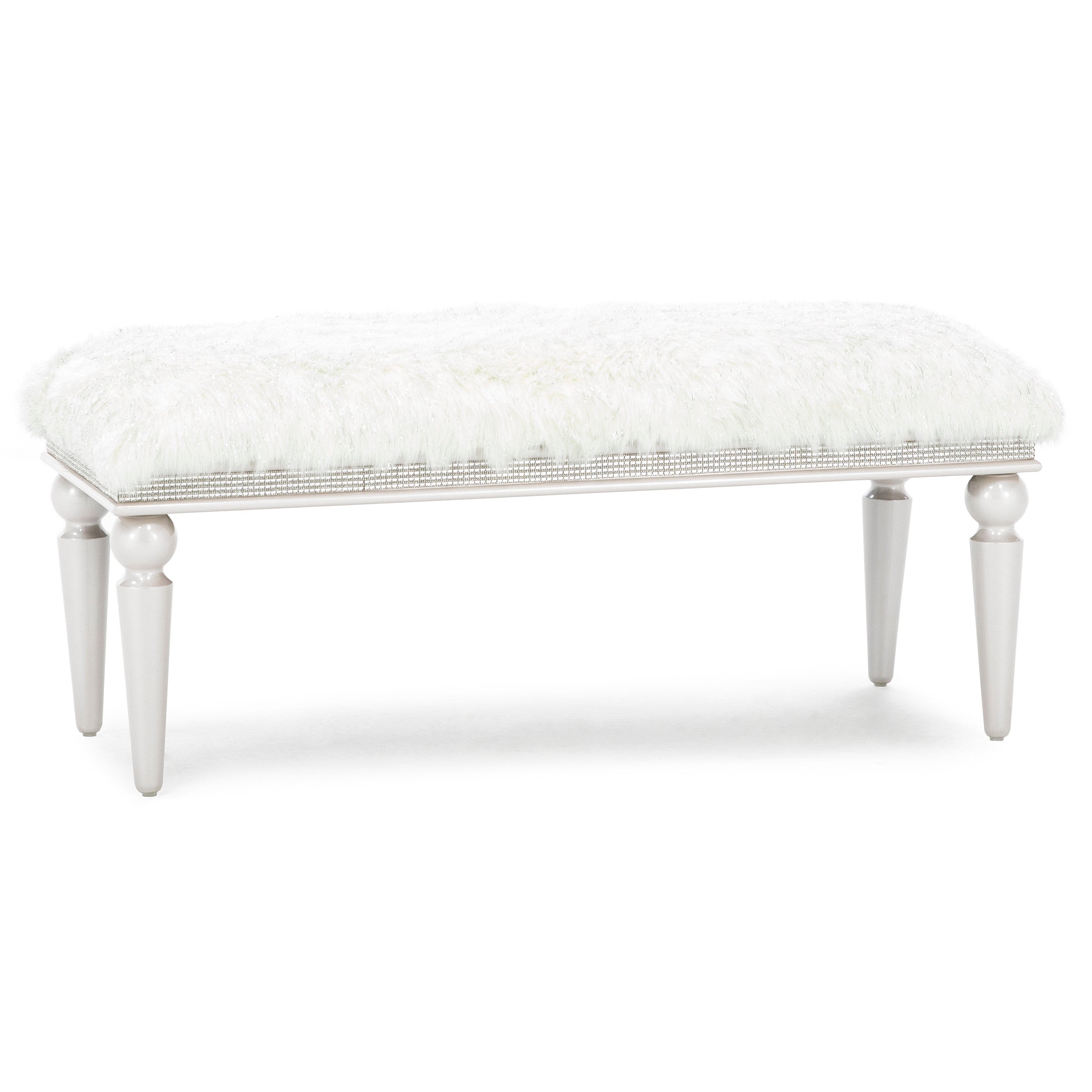 Michael Amini Glimmering Heights Bed Bench