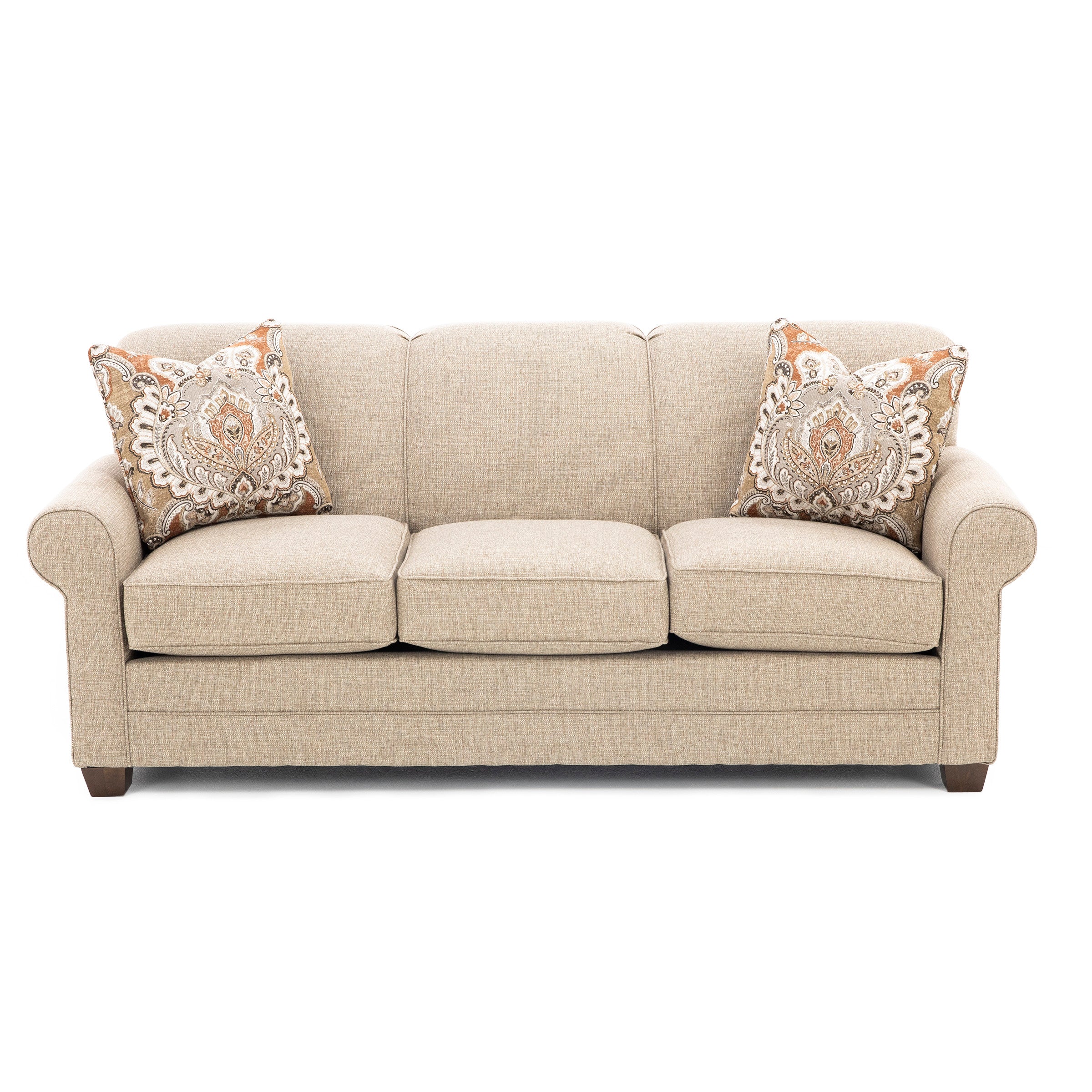Amy Sock Arm High Tight Back Sofa