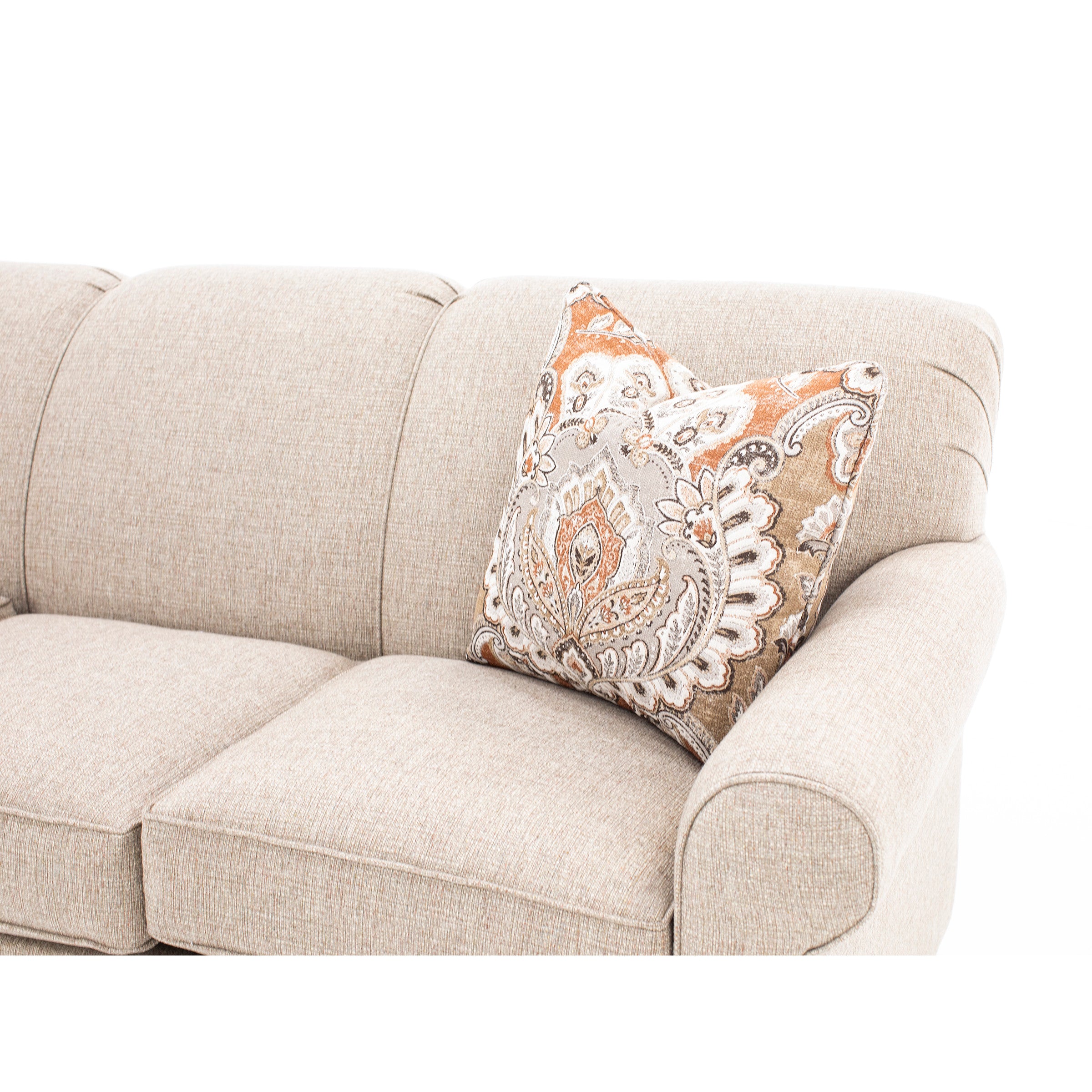 Amy Sock Arm High Tight Back Sofa